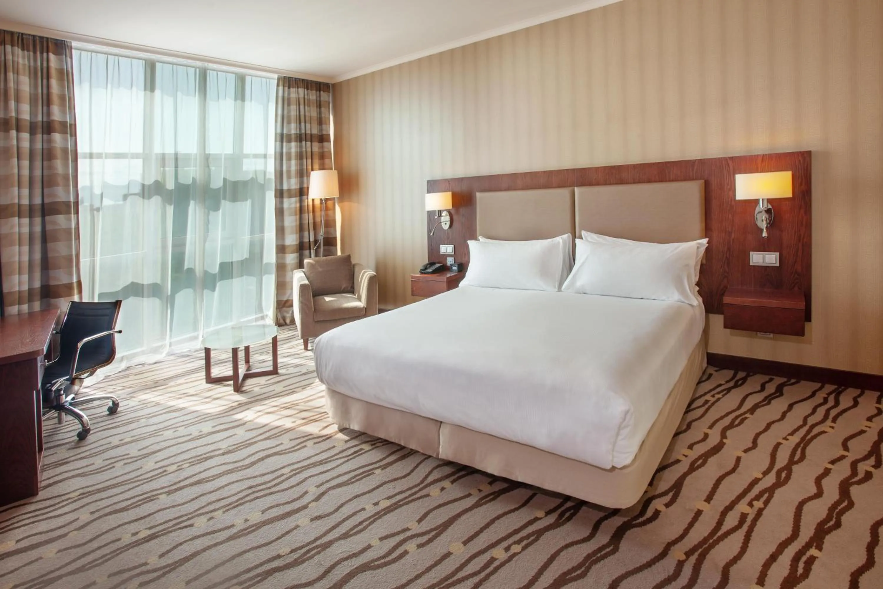 Bed in DoubleTree by Hilton Bratislava