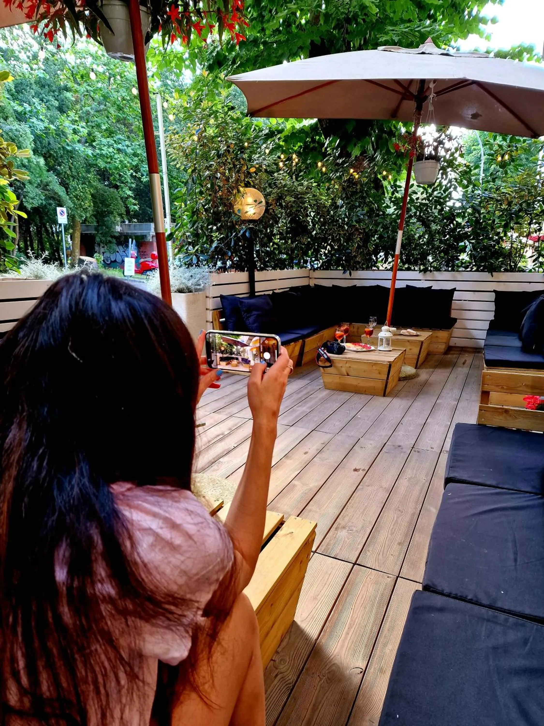 Patio in Hotel Tahiti