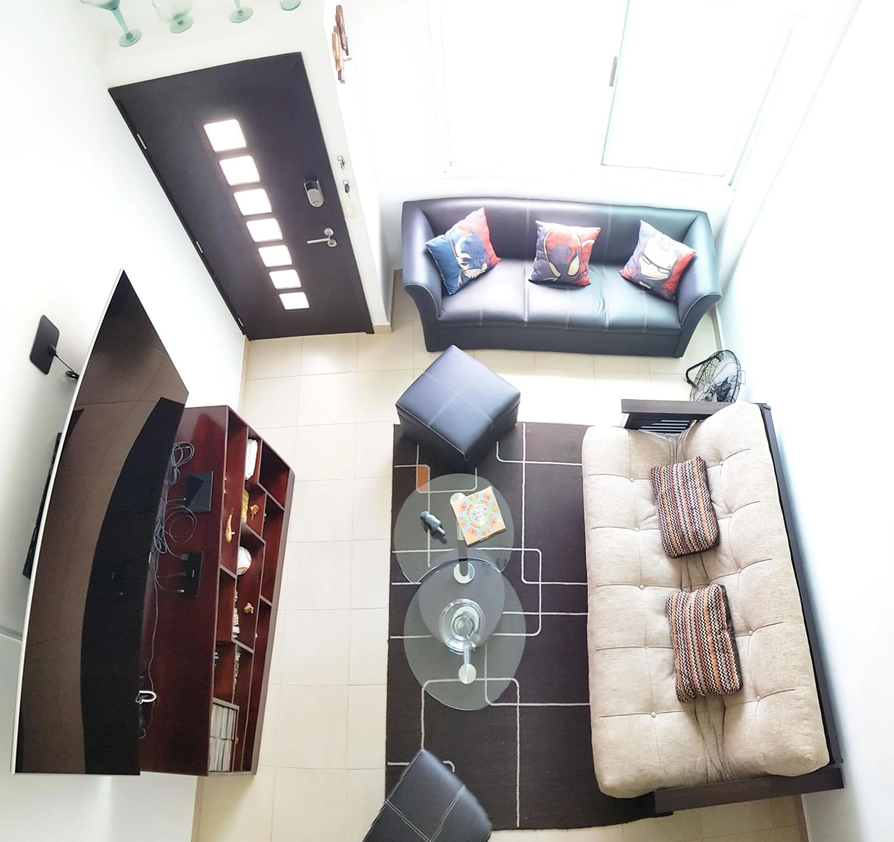 Living room in Geek-Chic Townhouse