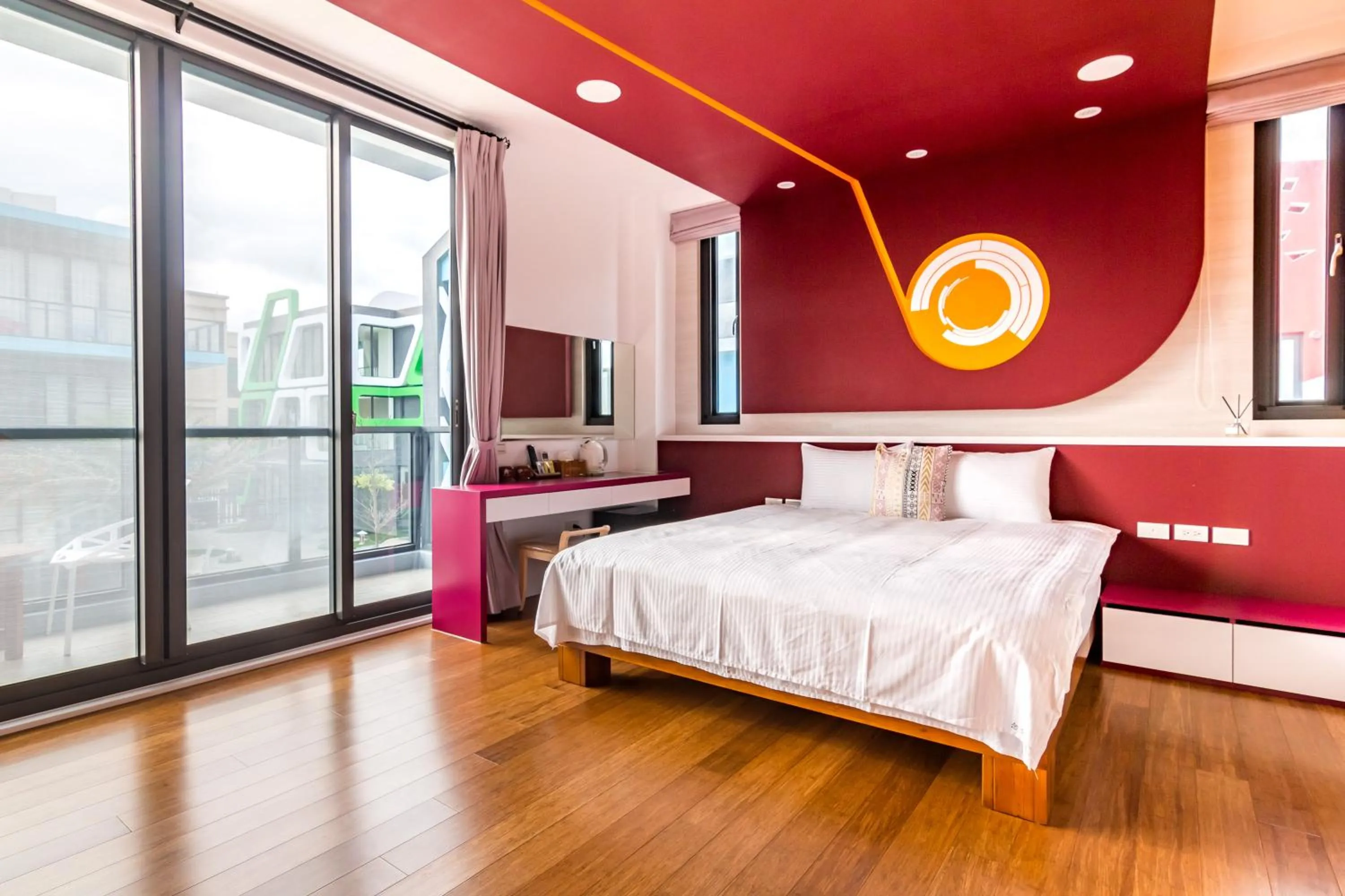 Decorative detail, Bed in CHEN FENG HOMESTAY