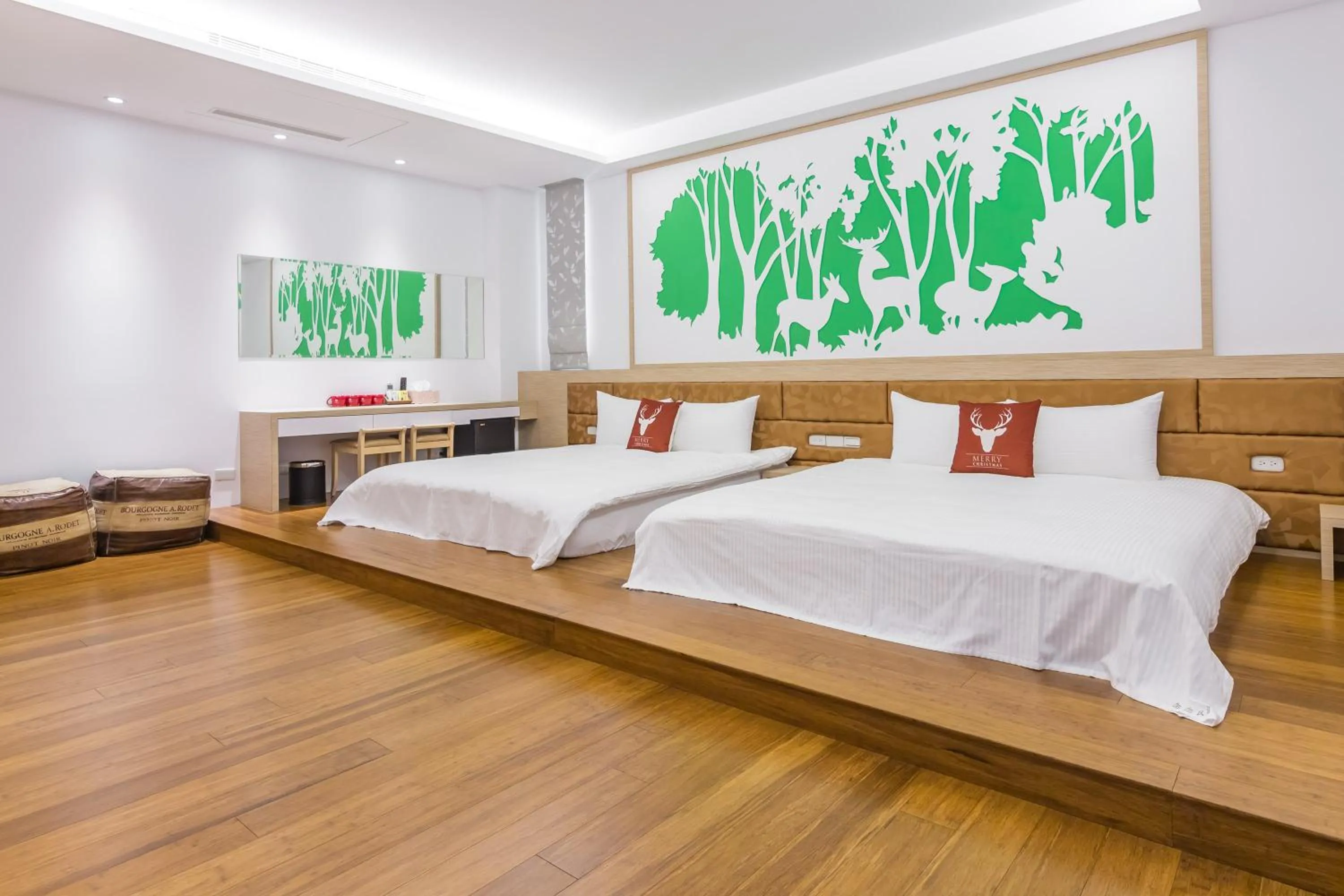 Decorative detail, Bed in CHEN FENG HOMESTAY