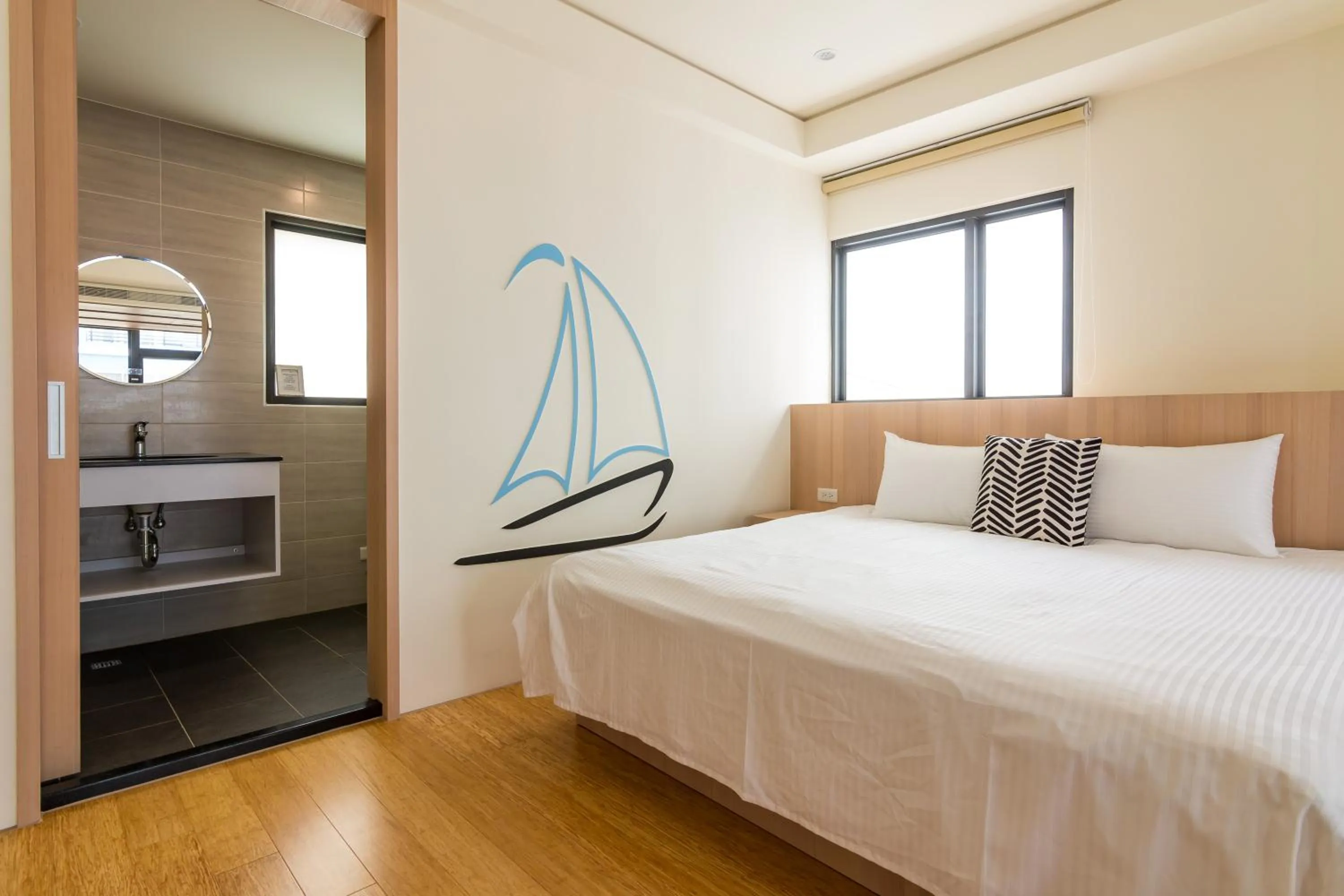 Decorative detail, Bed in CHEN FENG HOMESTAY