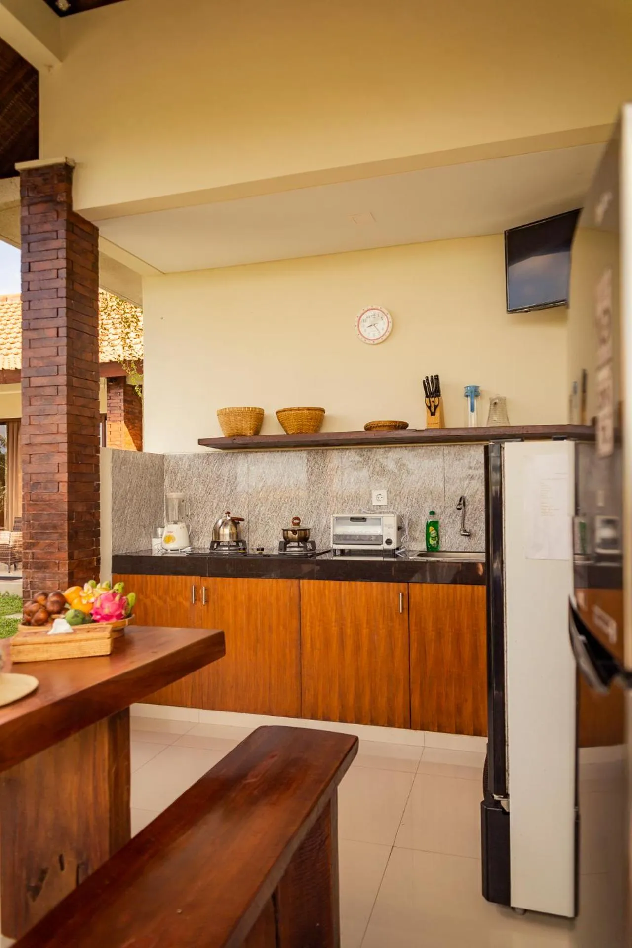 Communal kitchen in Umah Nugraha