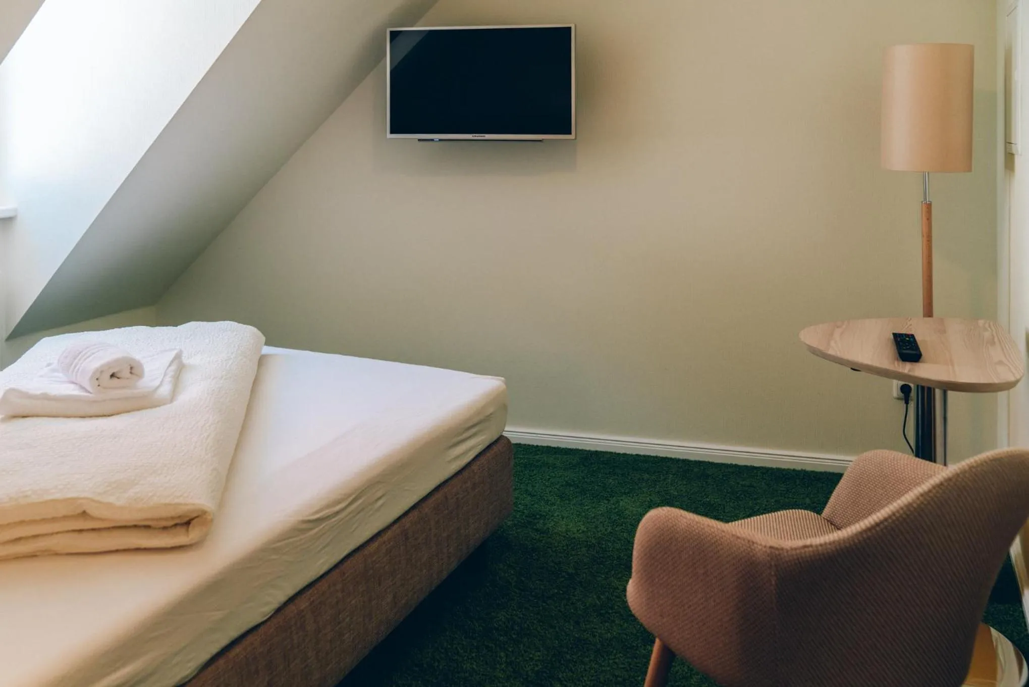 Photo of the whole room, Bed in Adelheid Hotel garni