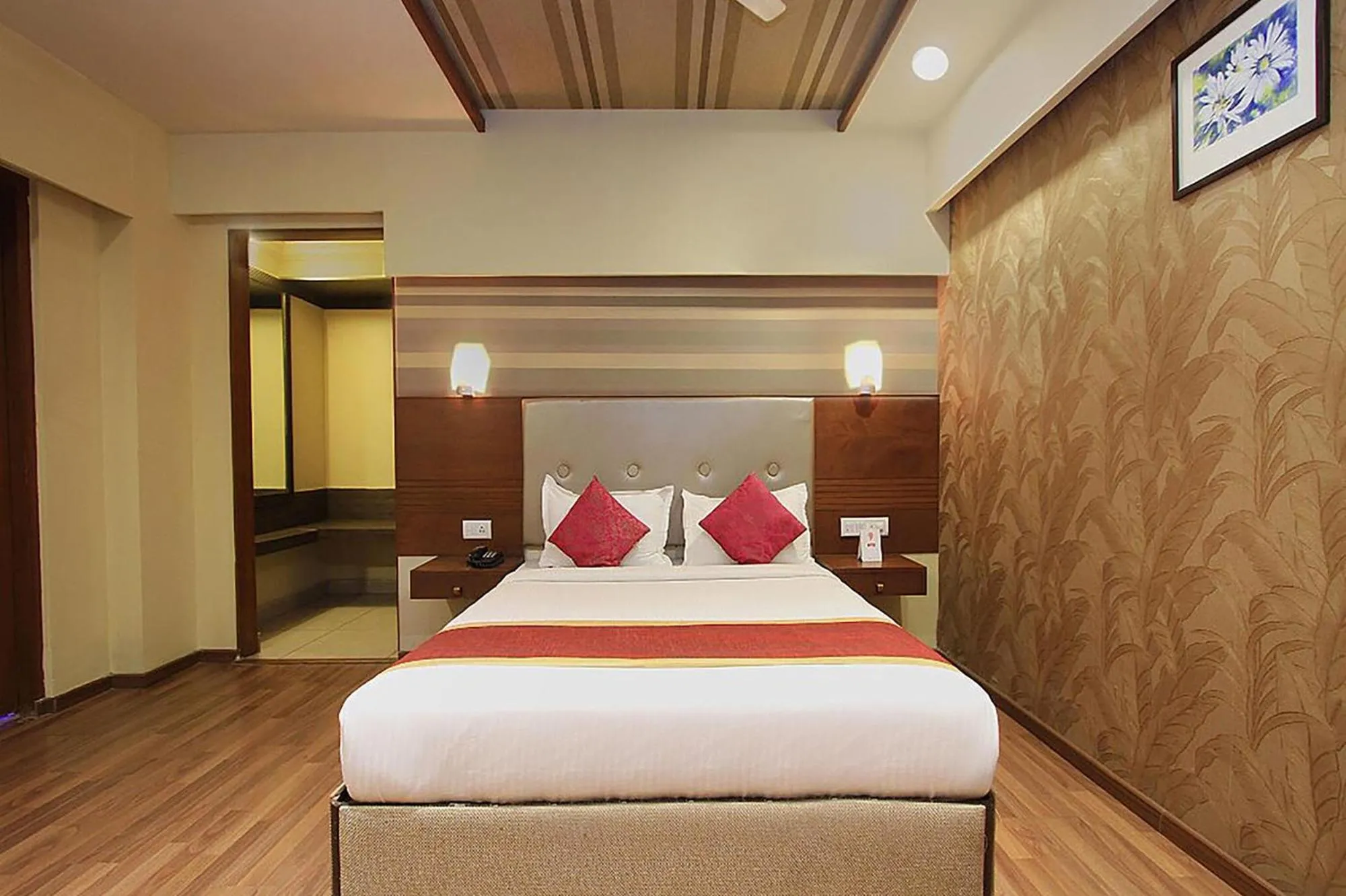 Bed in FabHotel Berry's