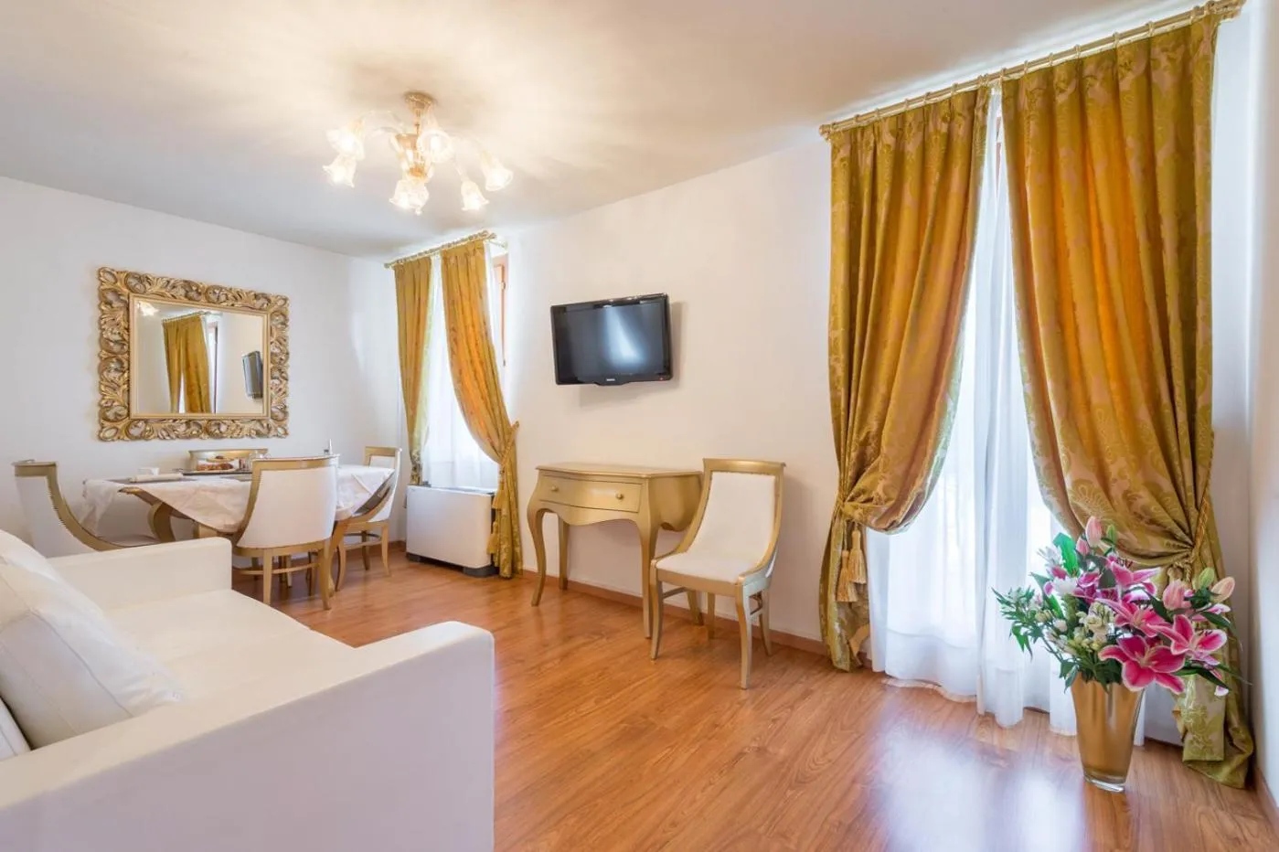 Living room, Bed in Al Bailo Di Venezia