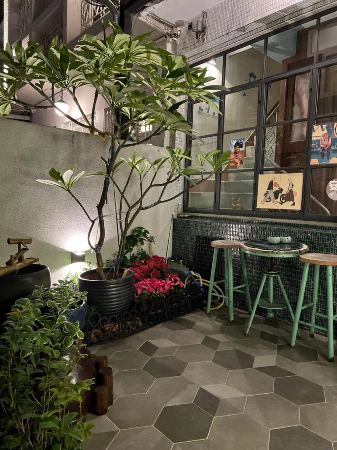 Patio in 樂客背包旅棧 Local Backpacker Hostel