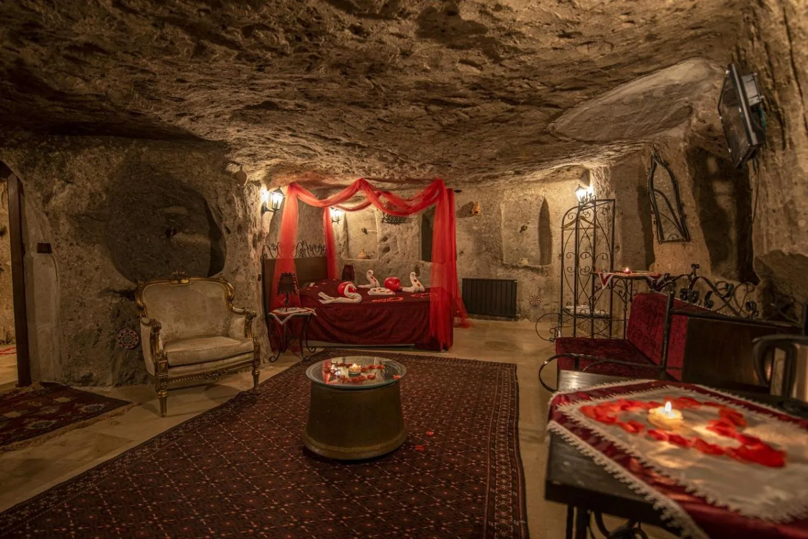 Living room in Kapadokya Ihlara Konaklari & Caves