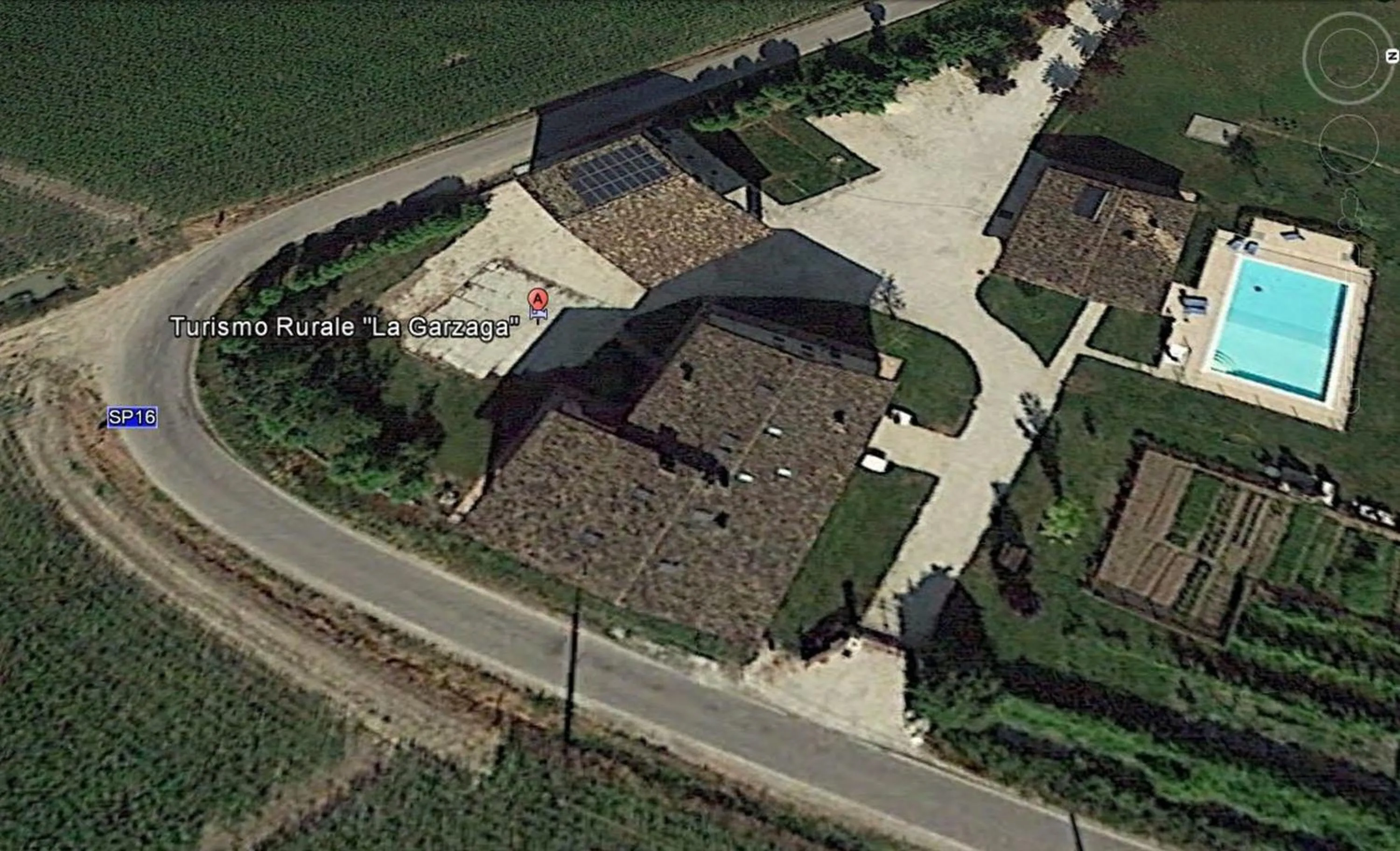 Bird's eye view in La Garzaga Turismo Rurale