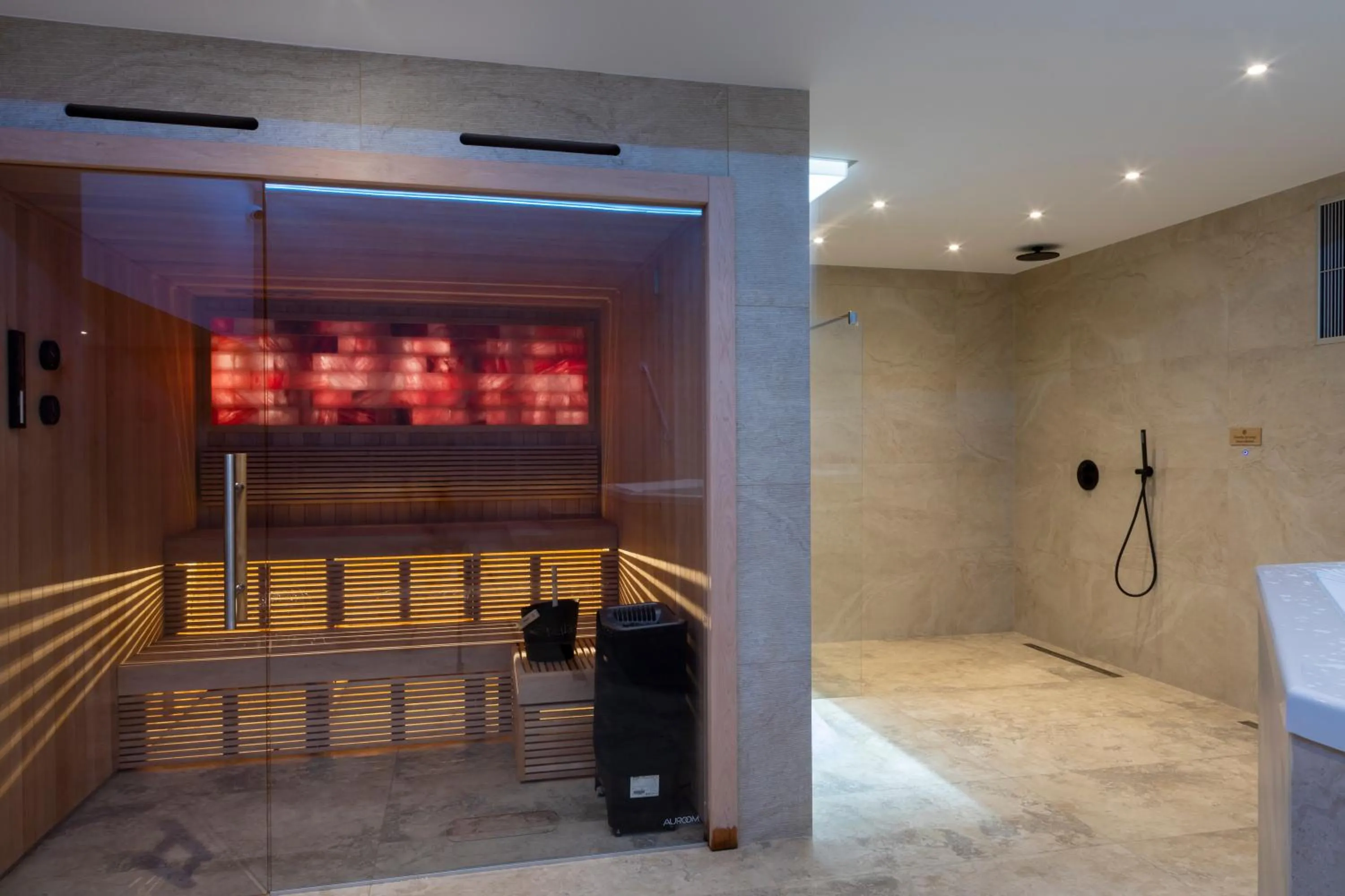 Sauna in Hotel L'Acquale