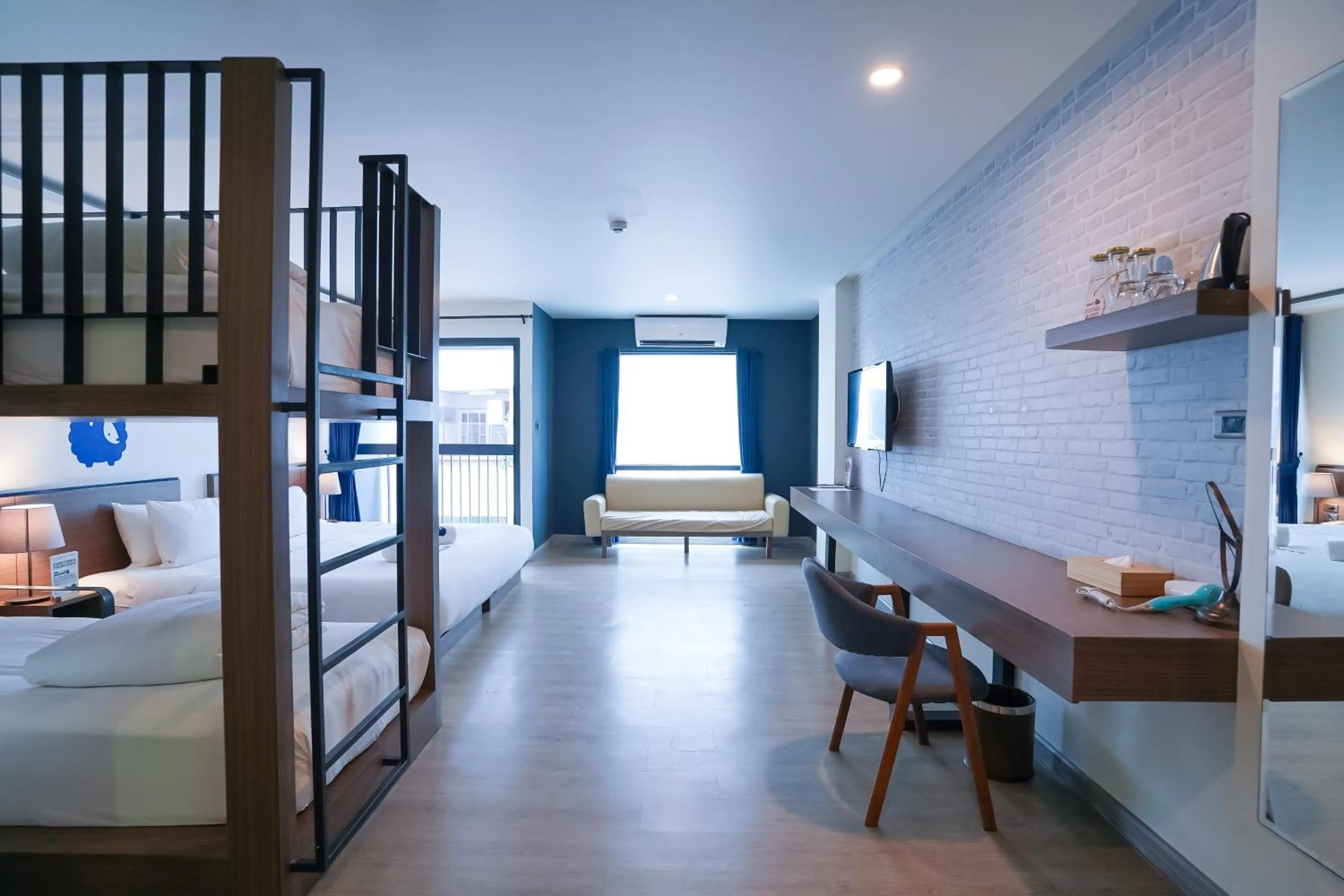 View (from property/room), Bed in Kokotel Chiang Mai Nimman