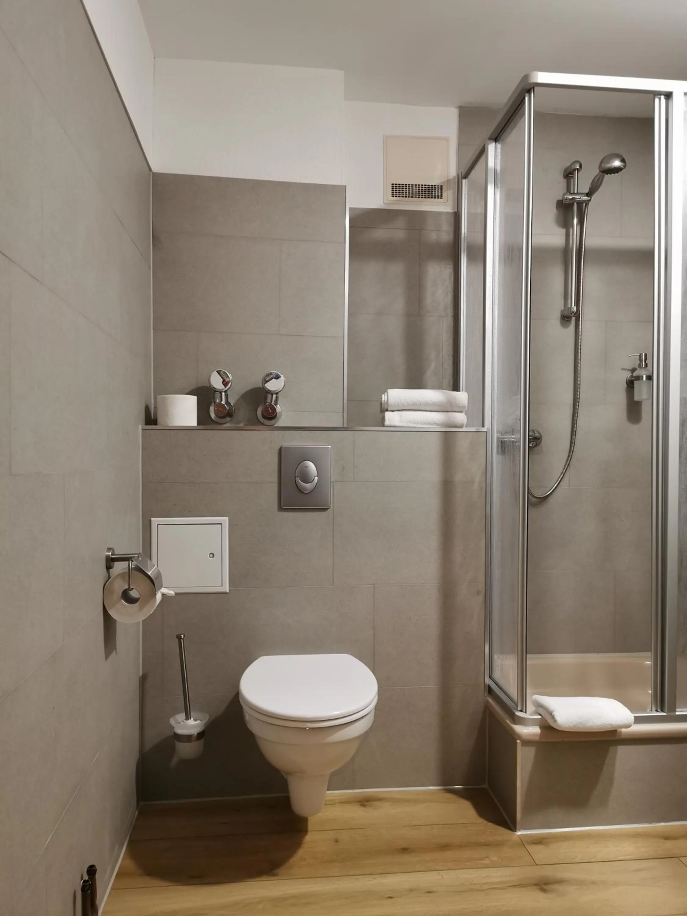 Bathroom in Landhotel Ölmühle