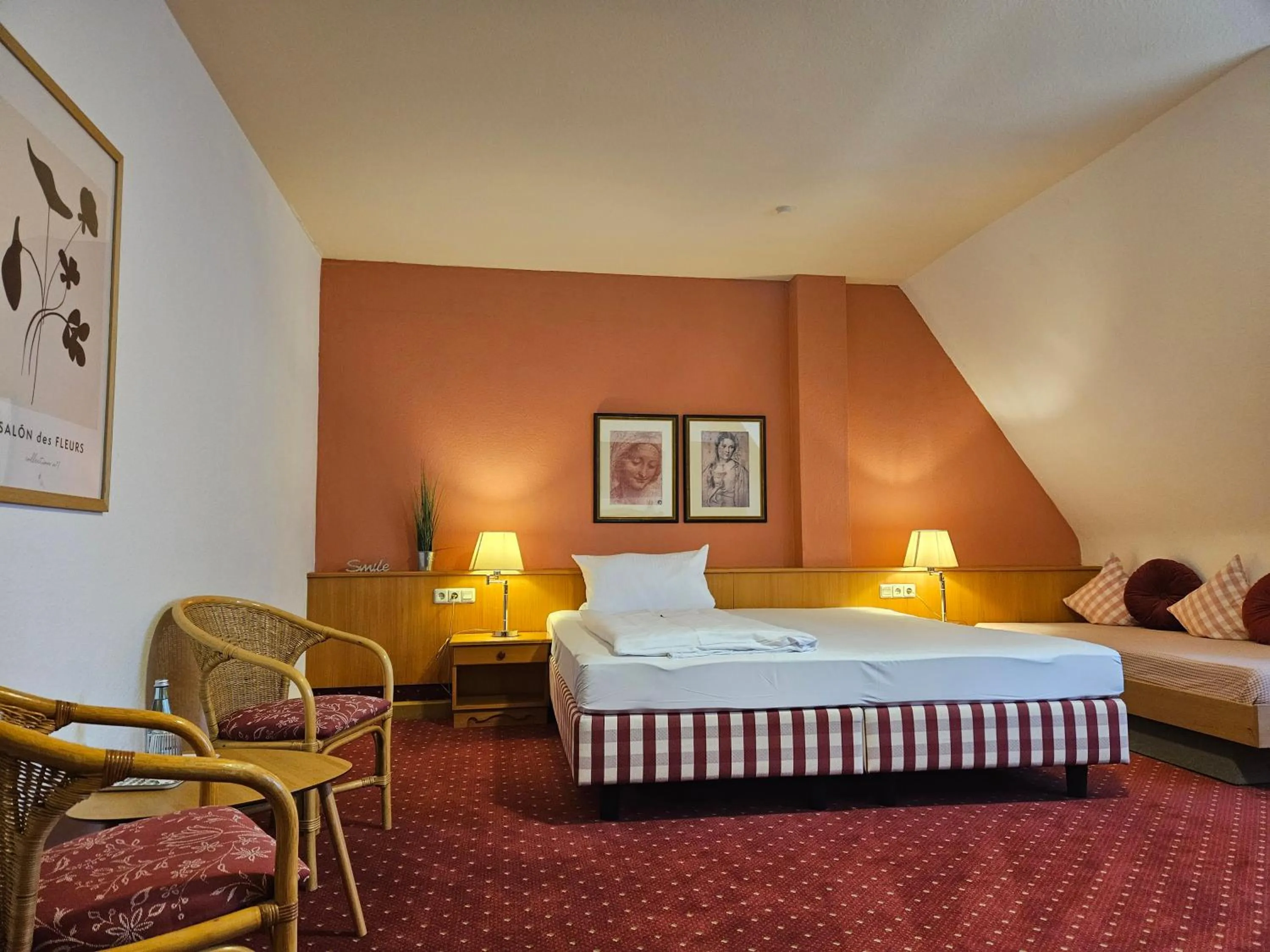 Photo of the whole room, Bed in Landhotel Ölmühle
