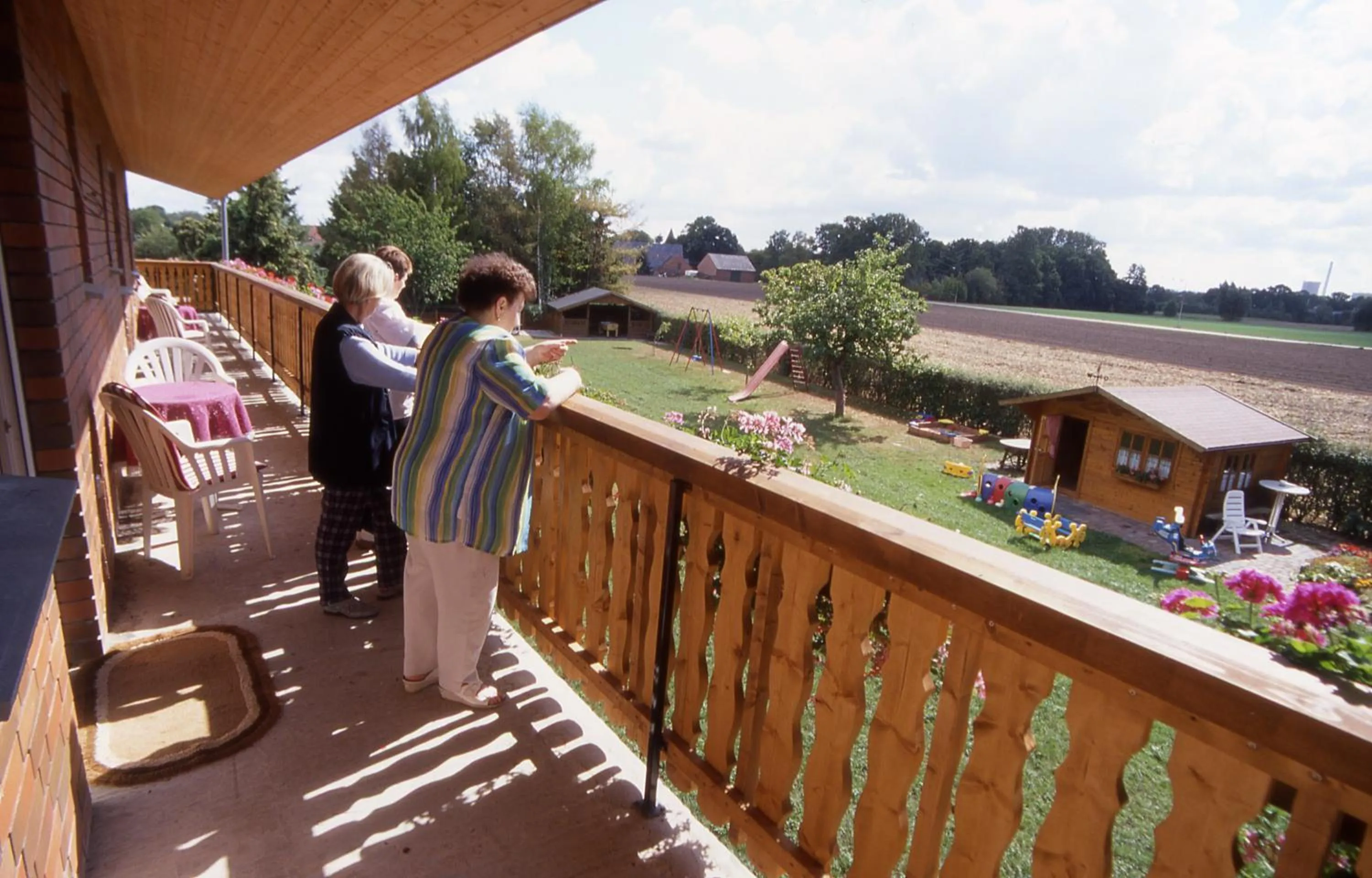 Garden view in Ferienhof Meyer Landhotel