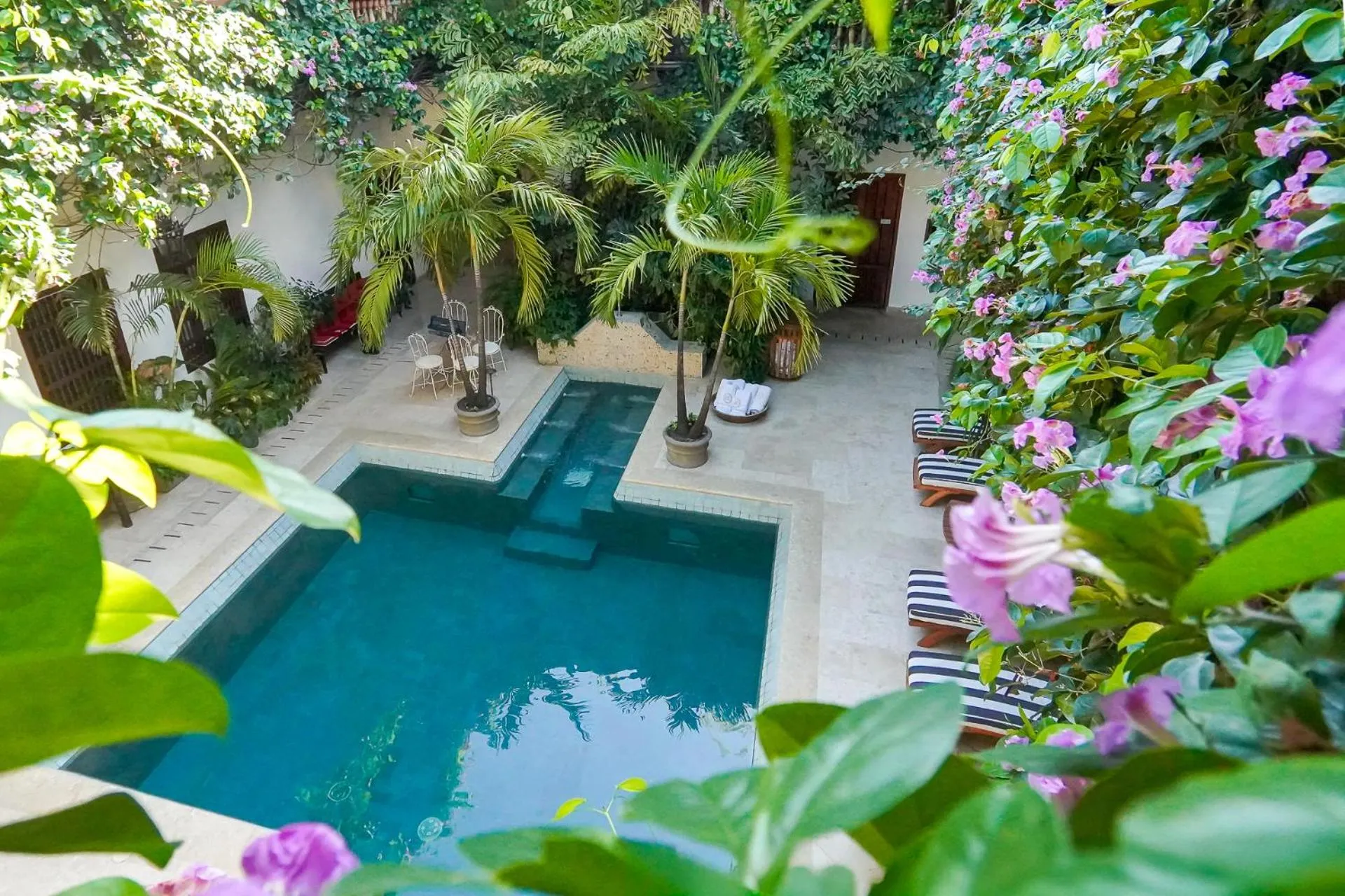 Swimming pool in Hotel Boutique Casa Del Arzobispado