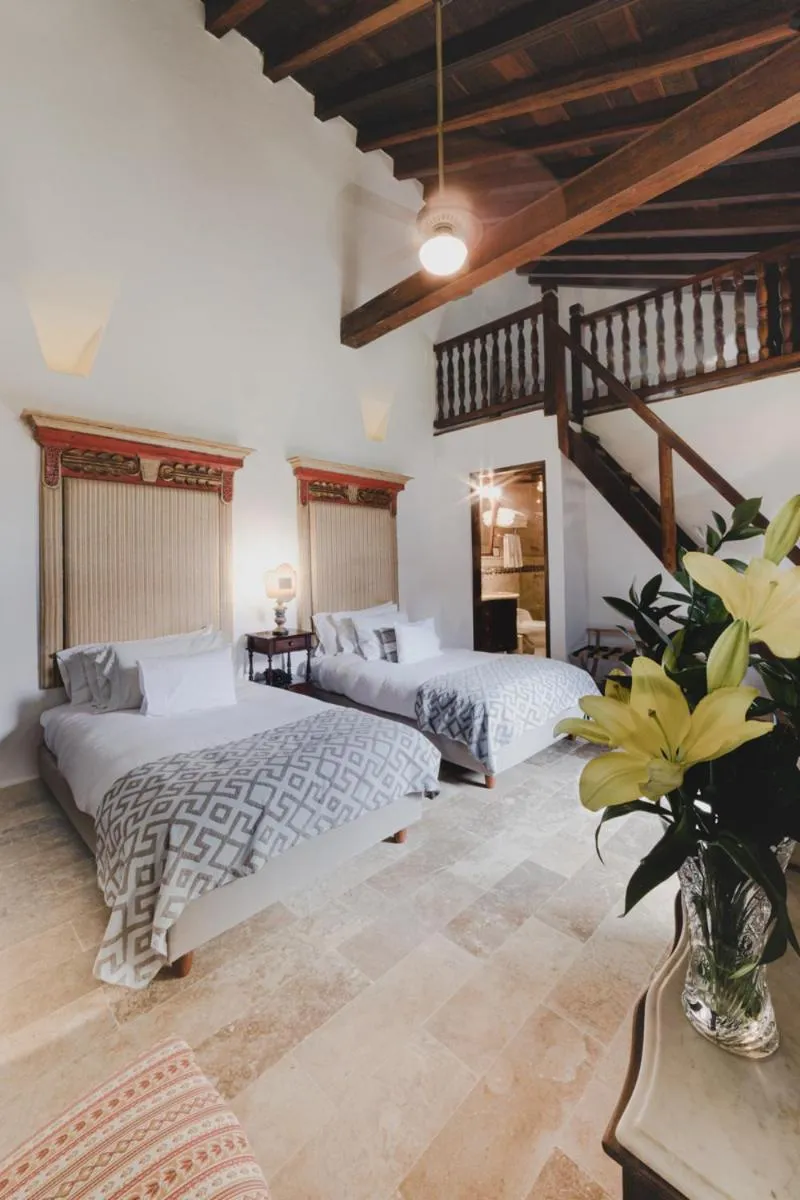 Bed in Hotel Boutique Casa Del Arzobispado