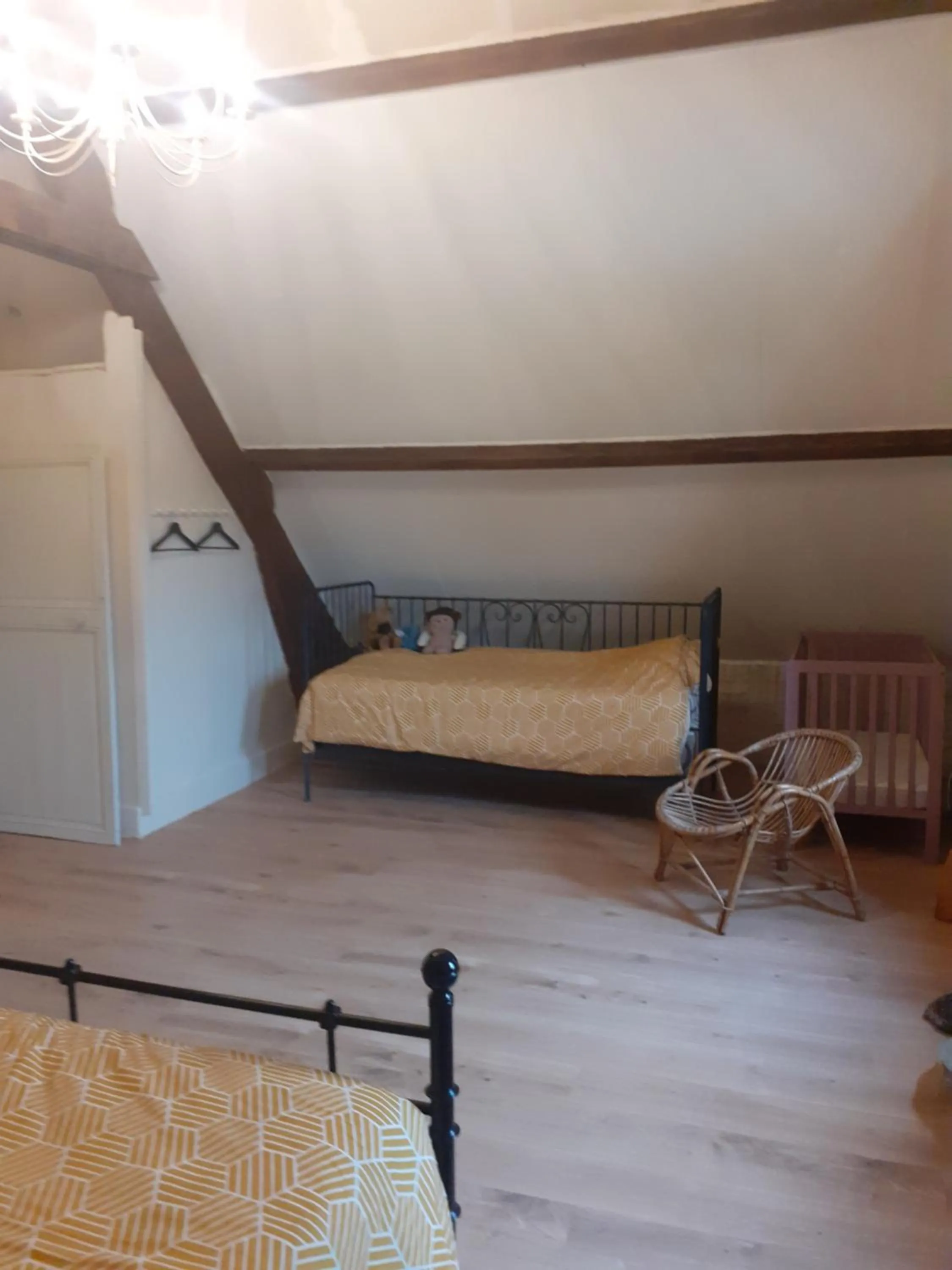 Bedroom, Bed in Le presbytère de Fressin