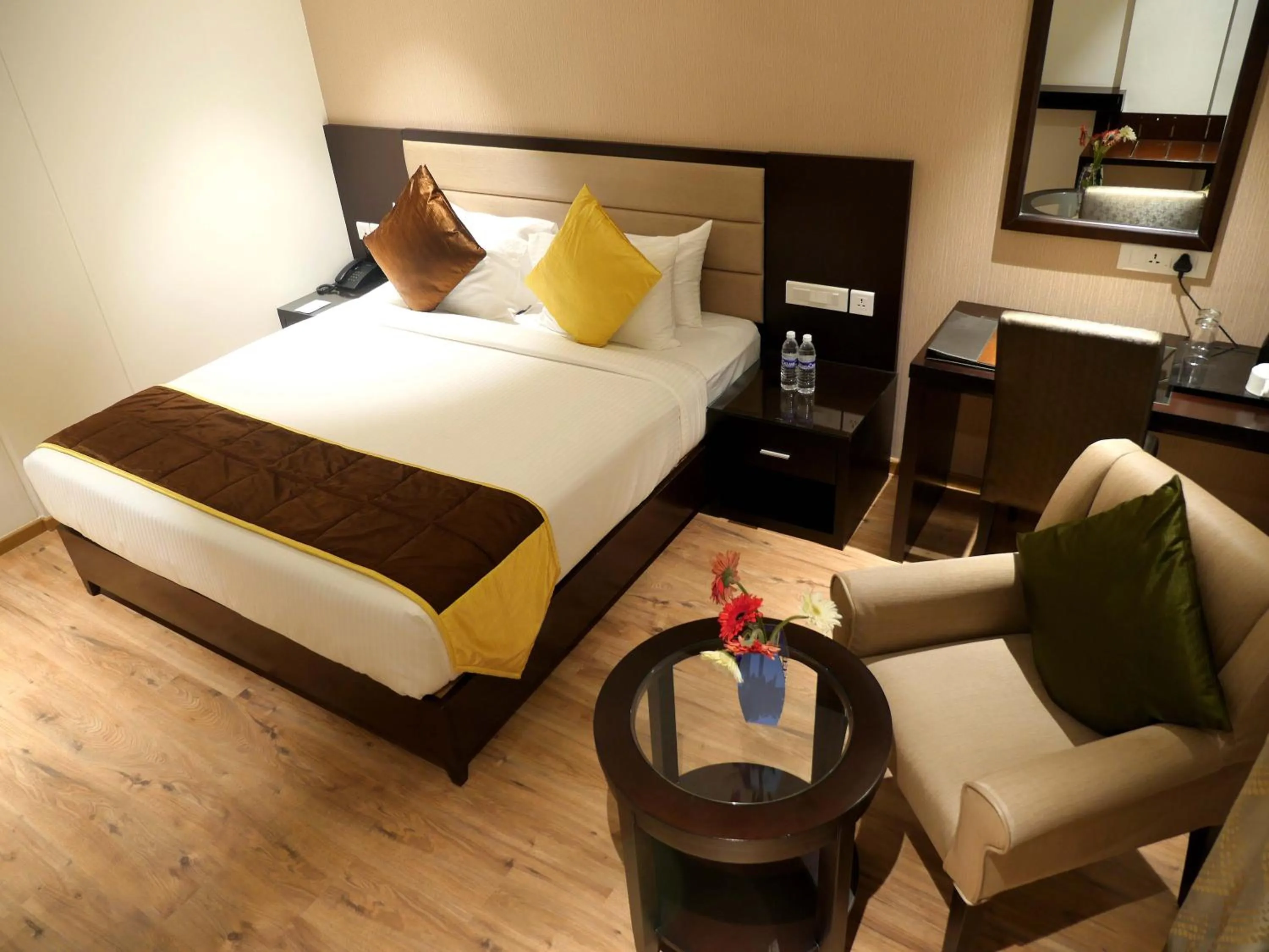 Bed in ASR Parklane, A Bergamont Hotel - Hosur