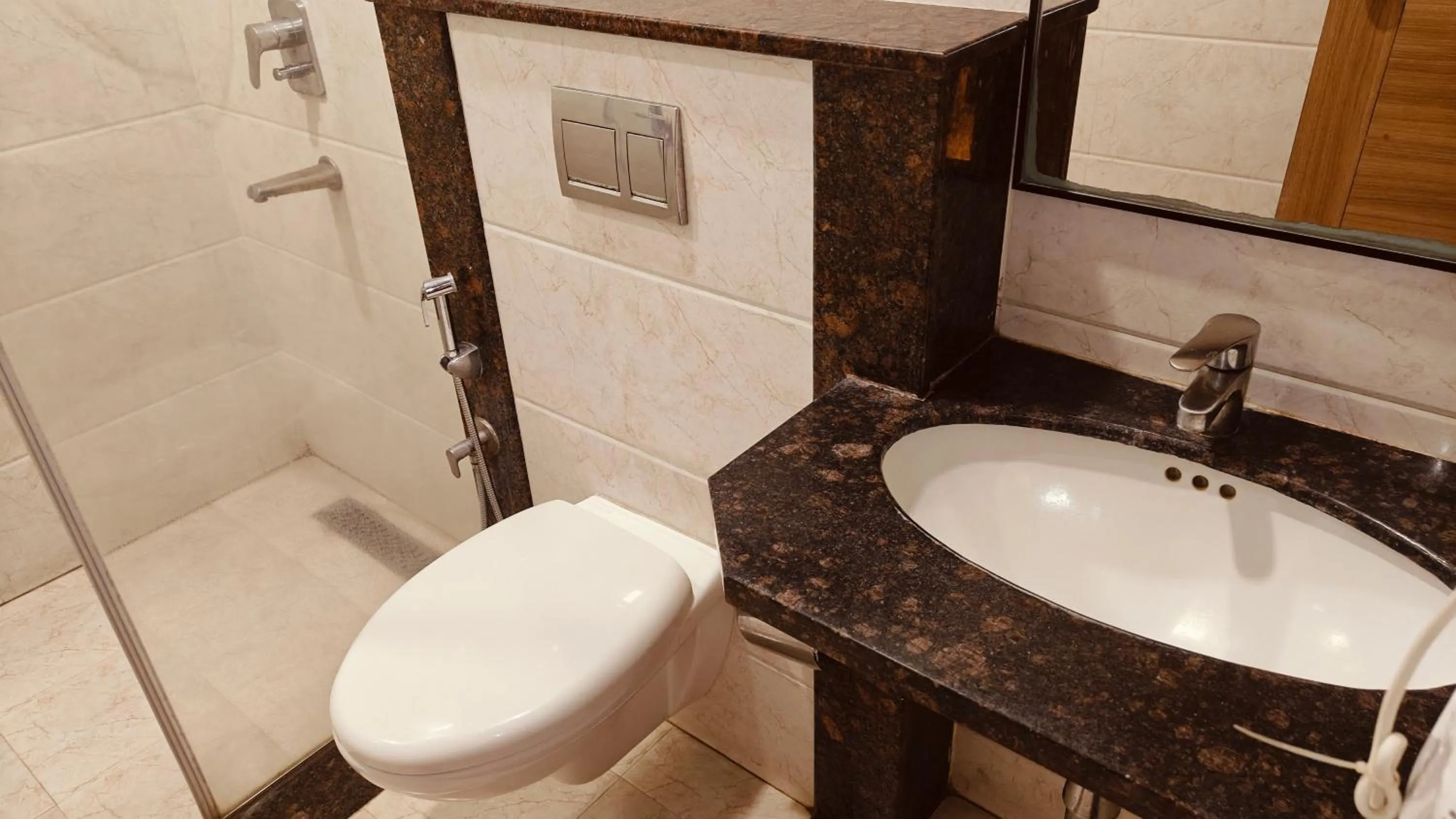 Toilet in ASR Parklane, A Bergamont Hotel - Hosur