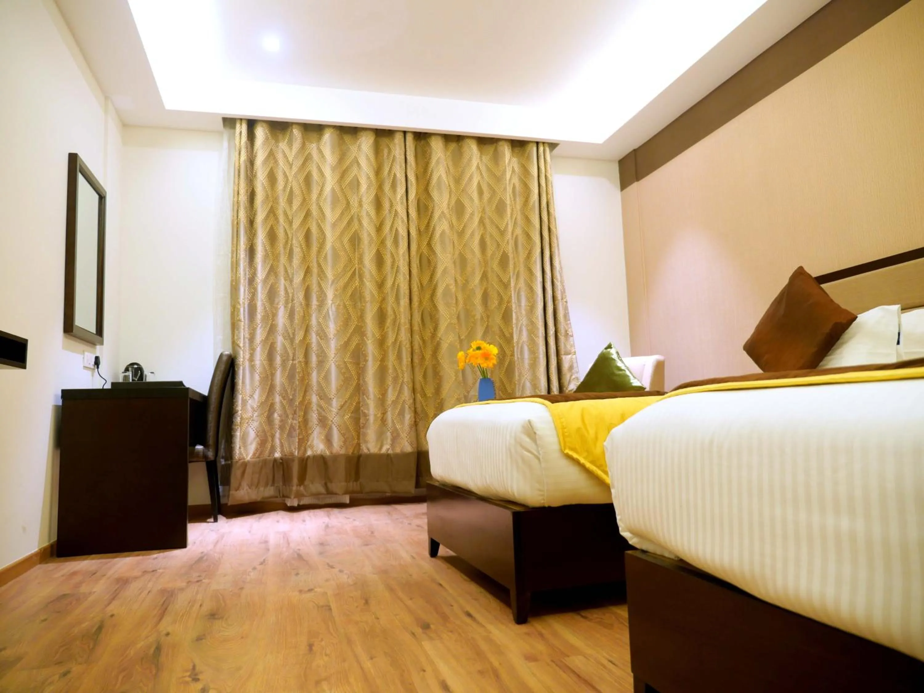 Bed in ASR Parklane, A Bergamont Hotel - Hosur