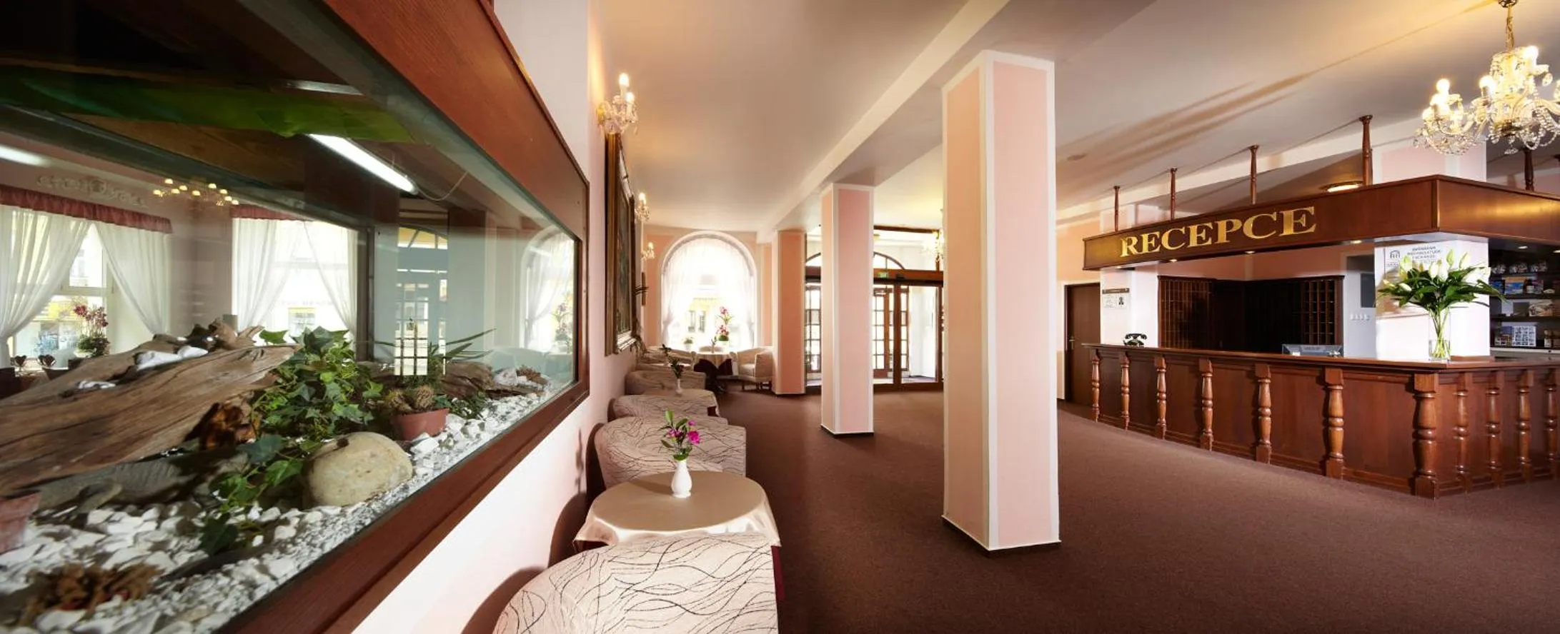 Lobby or reception in Spa Hotel Goethe