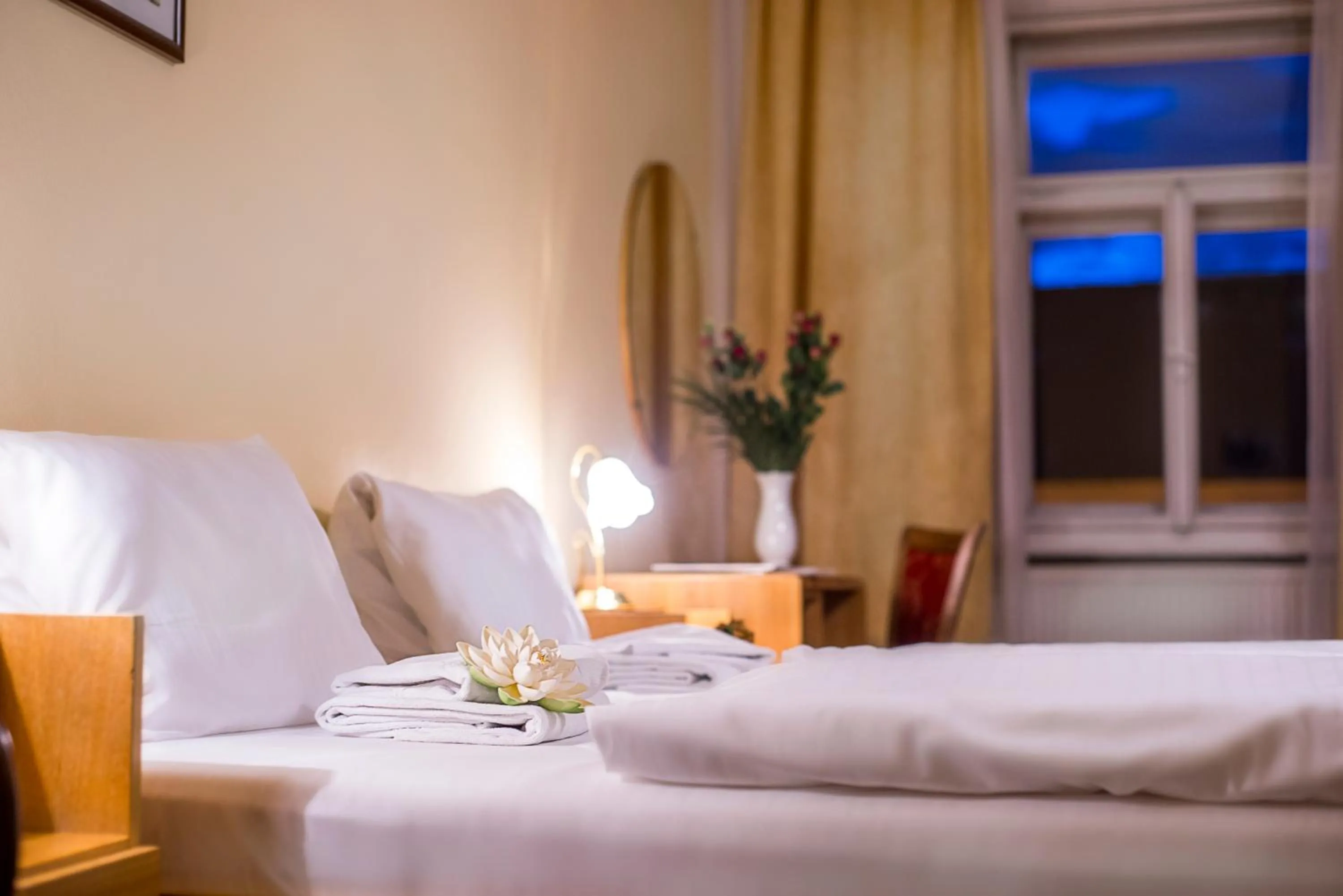 Bed in Spa Hotel Goethe