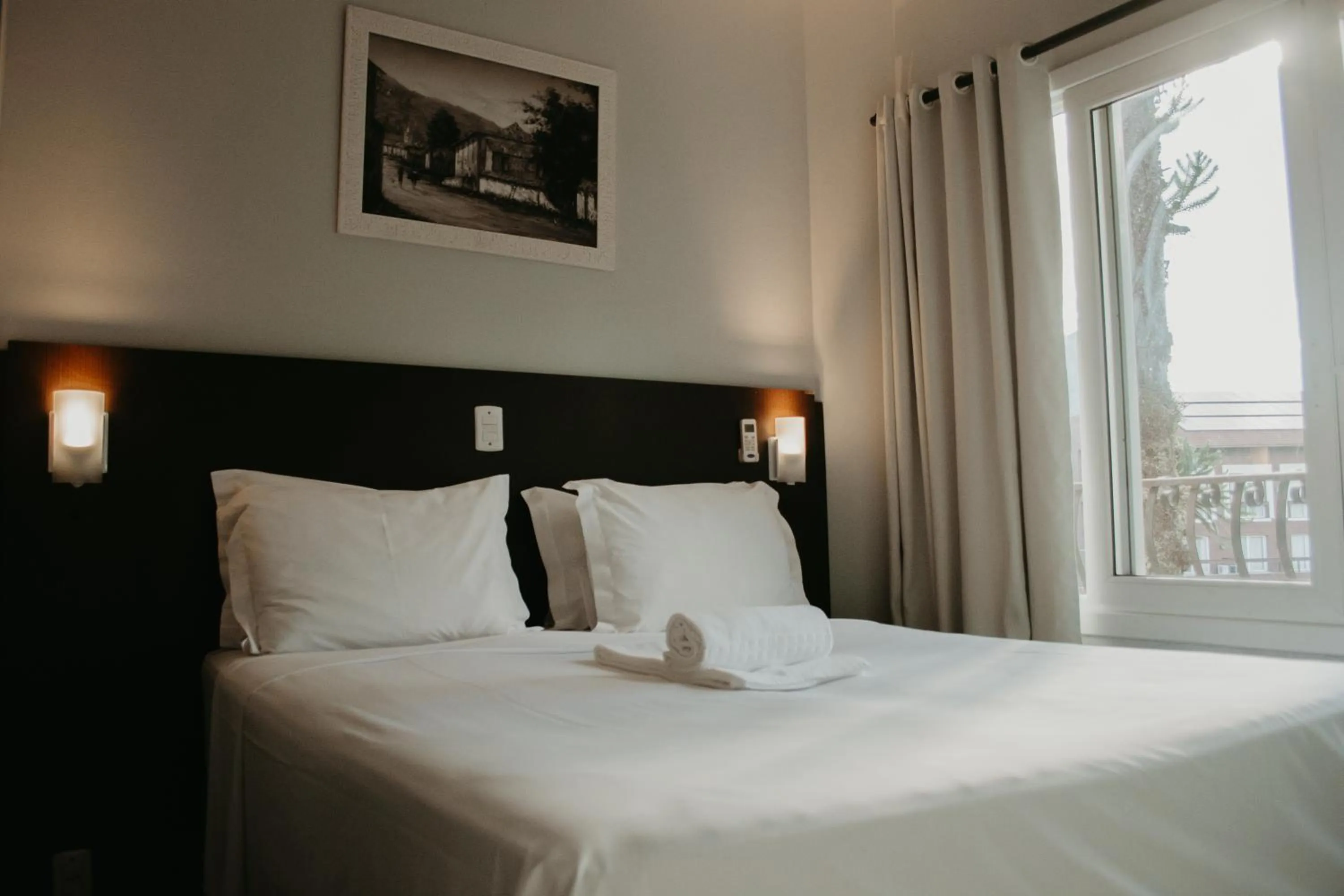 Bed in Hotel Colina São Francisco