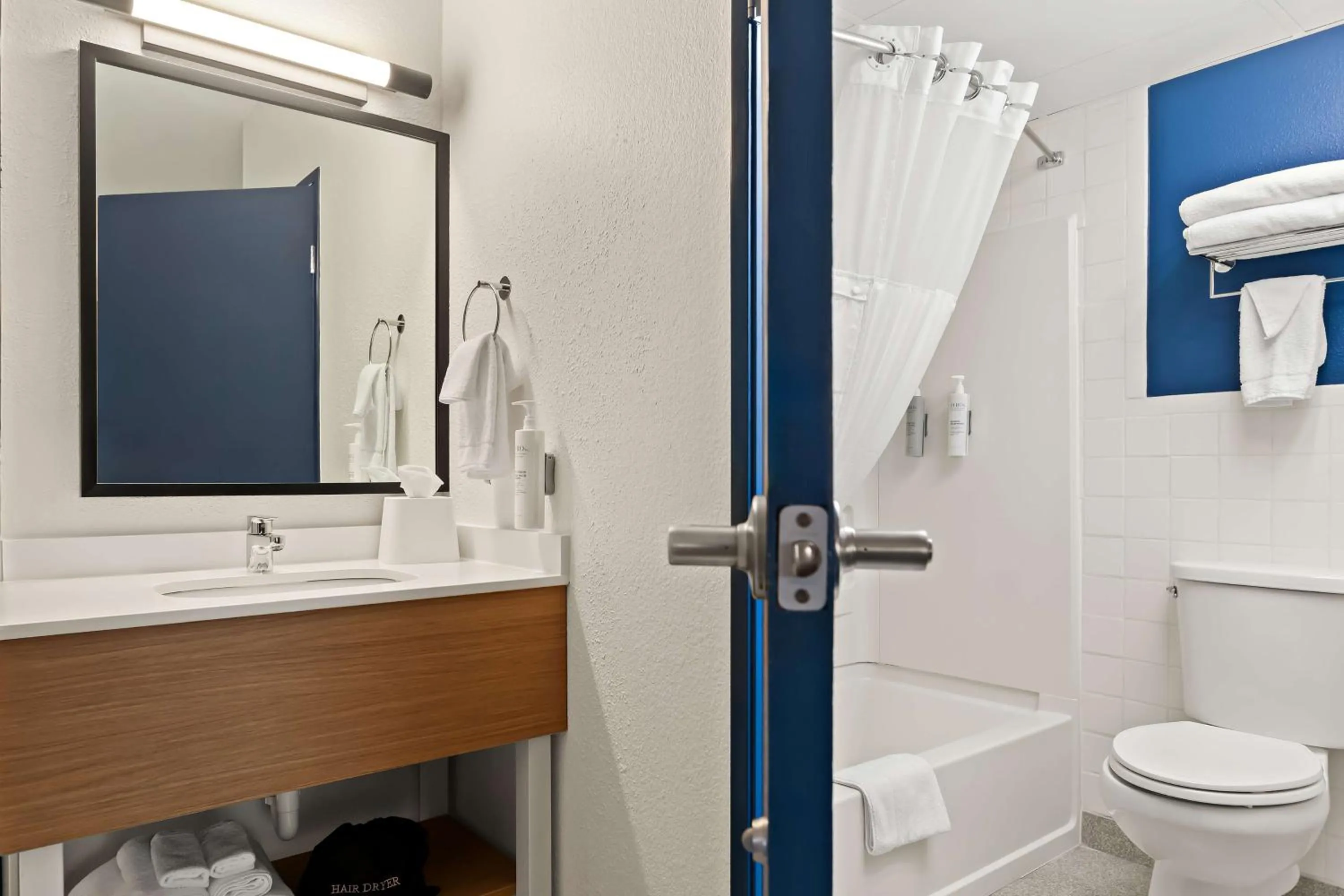 Bathroom in Super 8 by Wyndham Wichita East