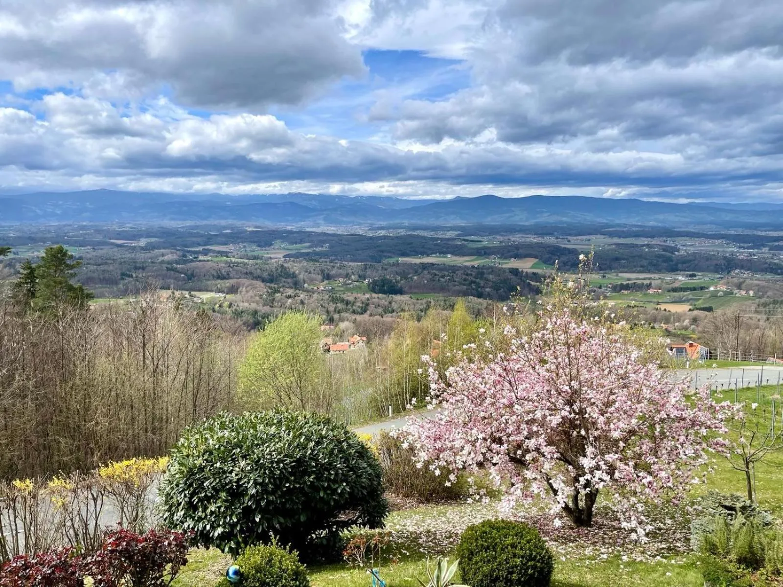 Mountain view in Panoramahotel Steirerland