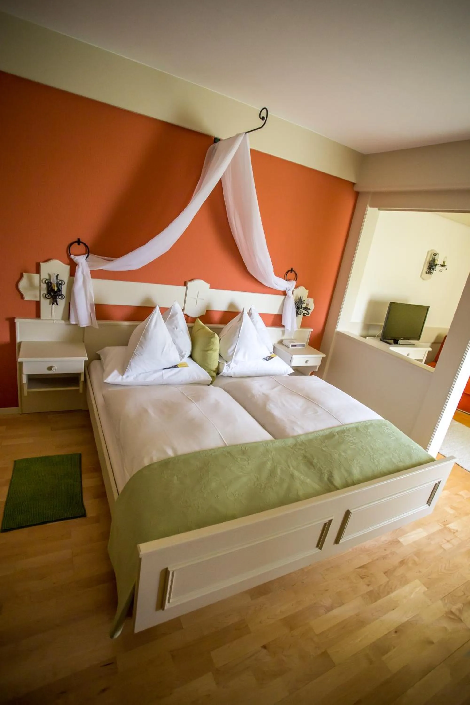 Decorative detail, Bed in Panoramahotel Steirerland