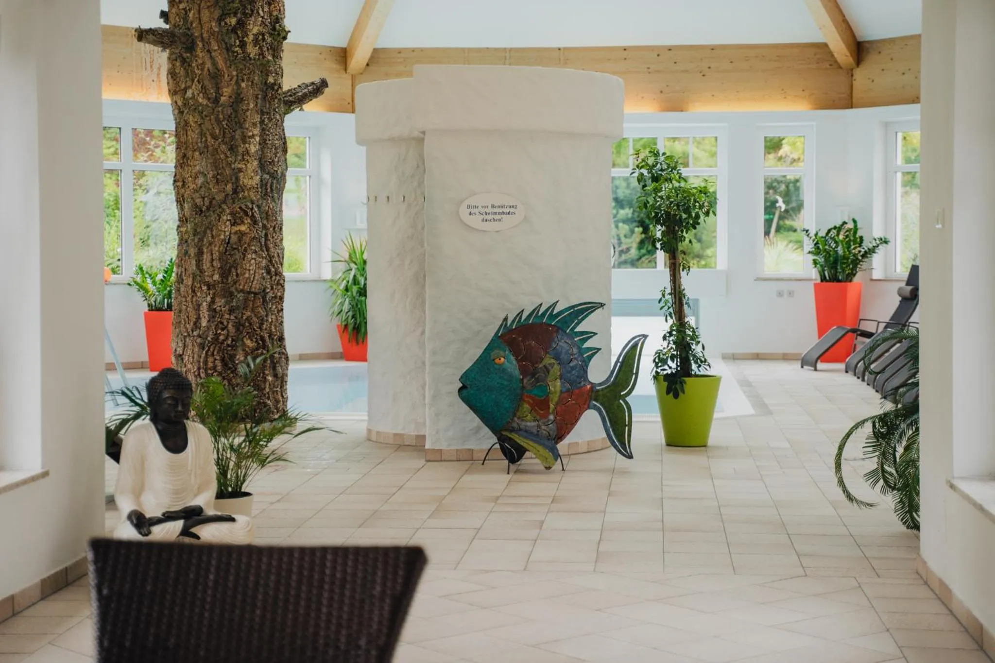 Swimming pool in Relax- & Wanderhotel Poppengut