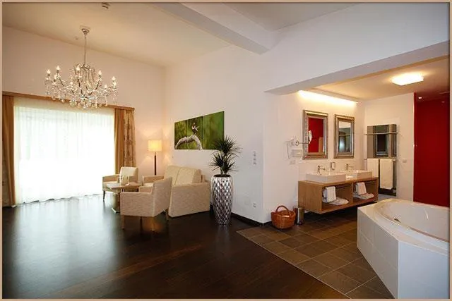 Living room in Relax- & Wanderhotel Poppengut