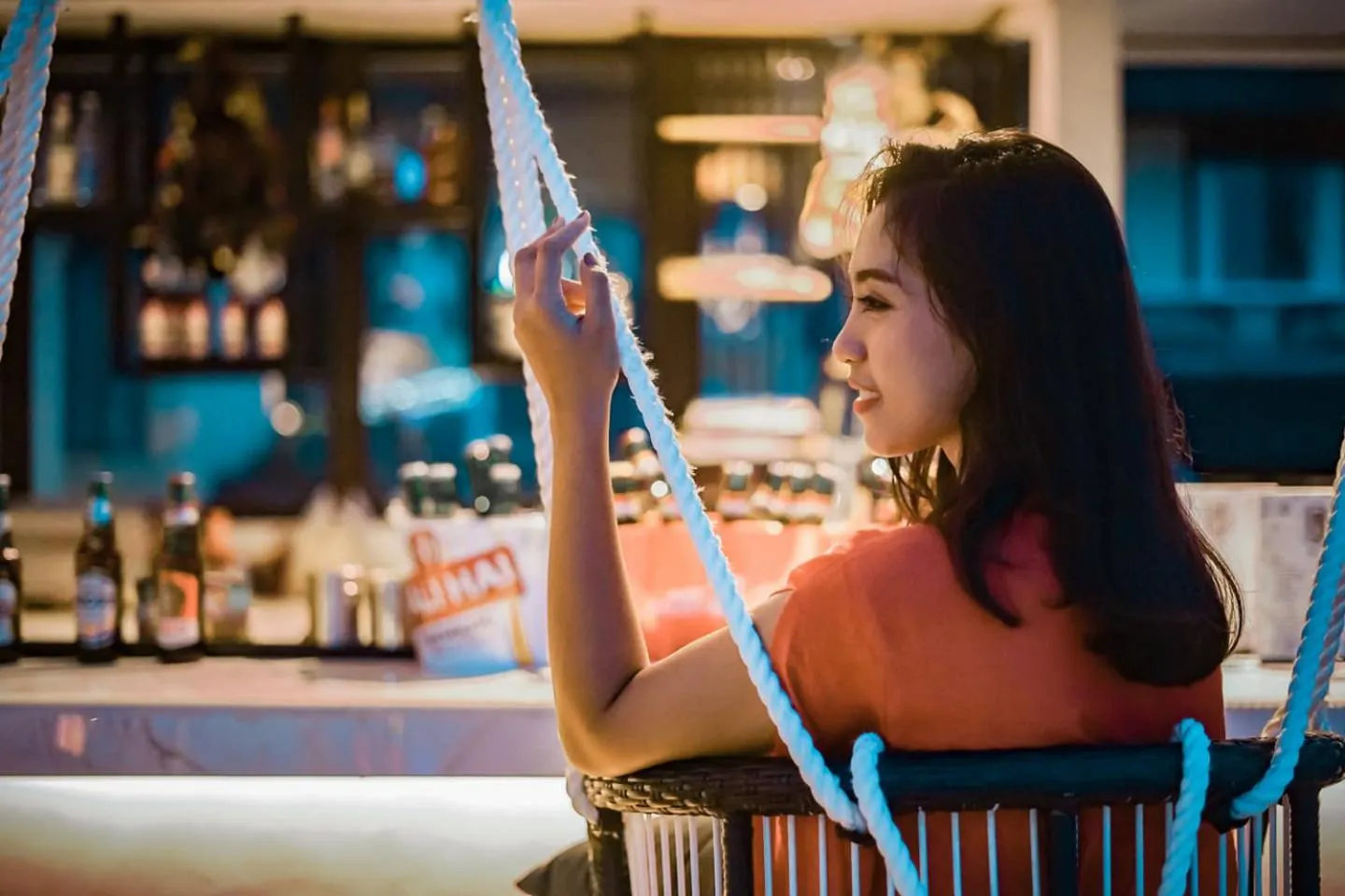 Lounge or bar in Amed Cafe & Hotel Kebun Wayan