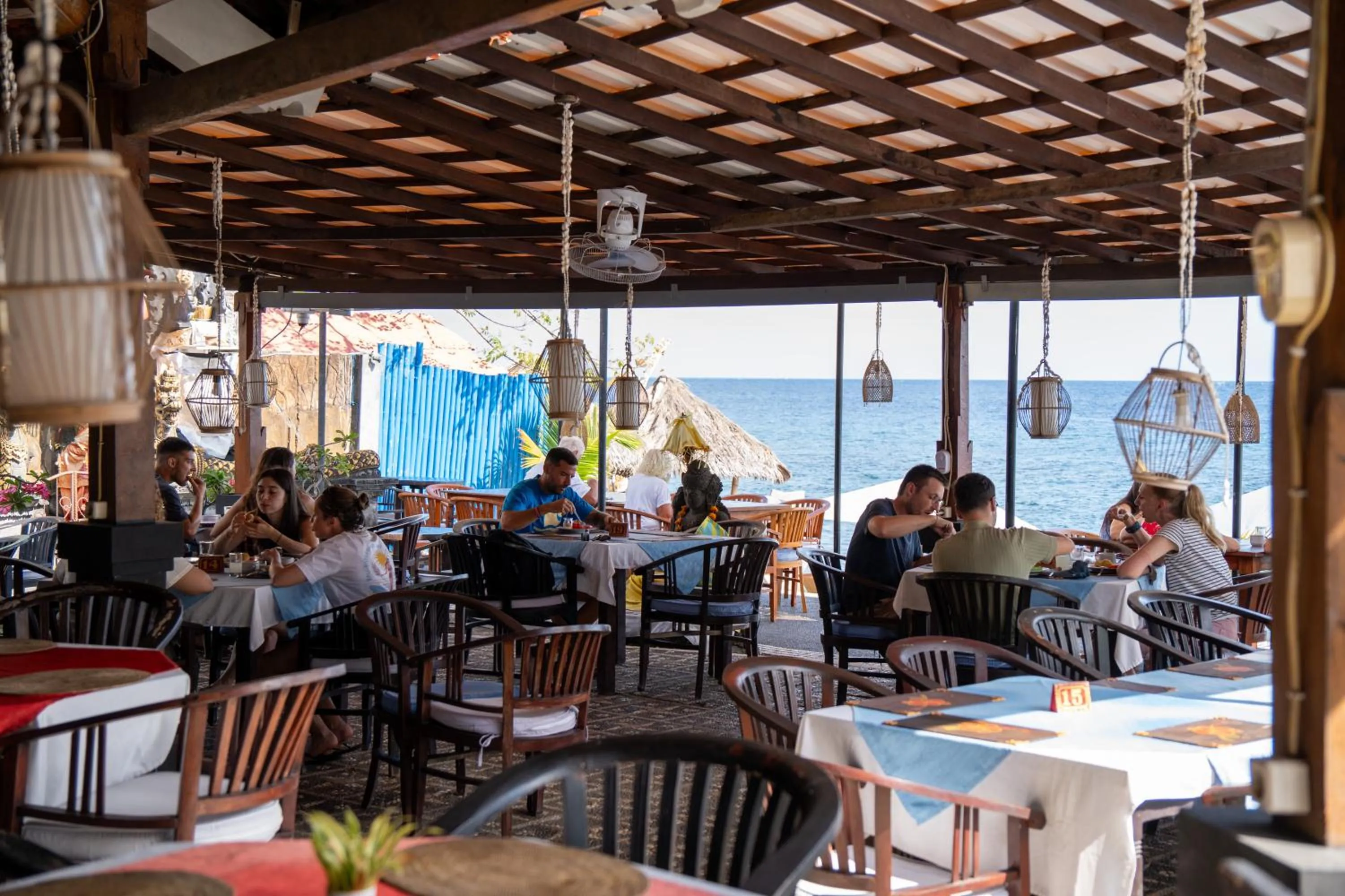 Restaurant/places to eat in Amed Cafe & Hotel Kebun Wayan