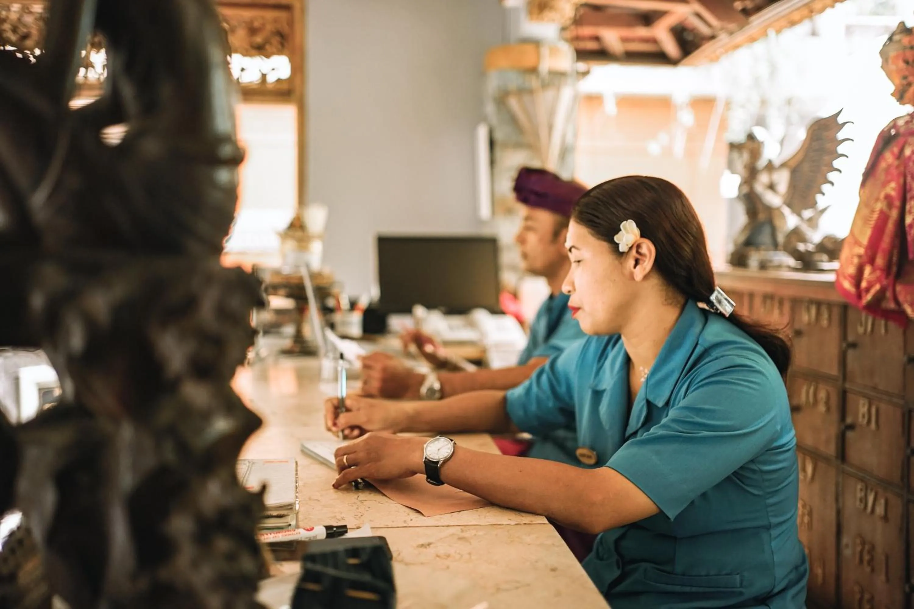 Staff in Amed Cafe & Hotel Kebun Wayan