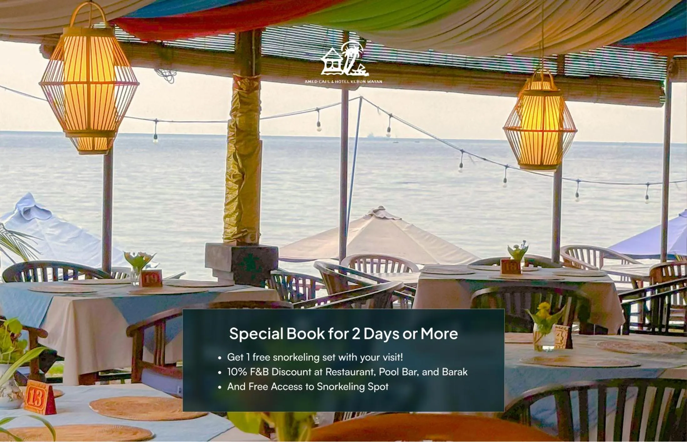 Restaurant/places to eat in Amed Cafe & Hotel Kebun Wayan