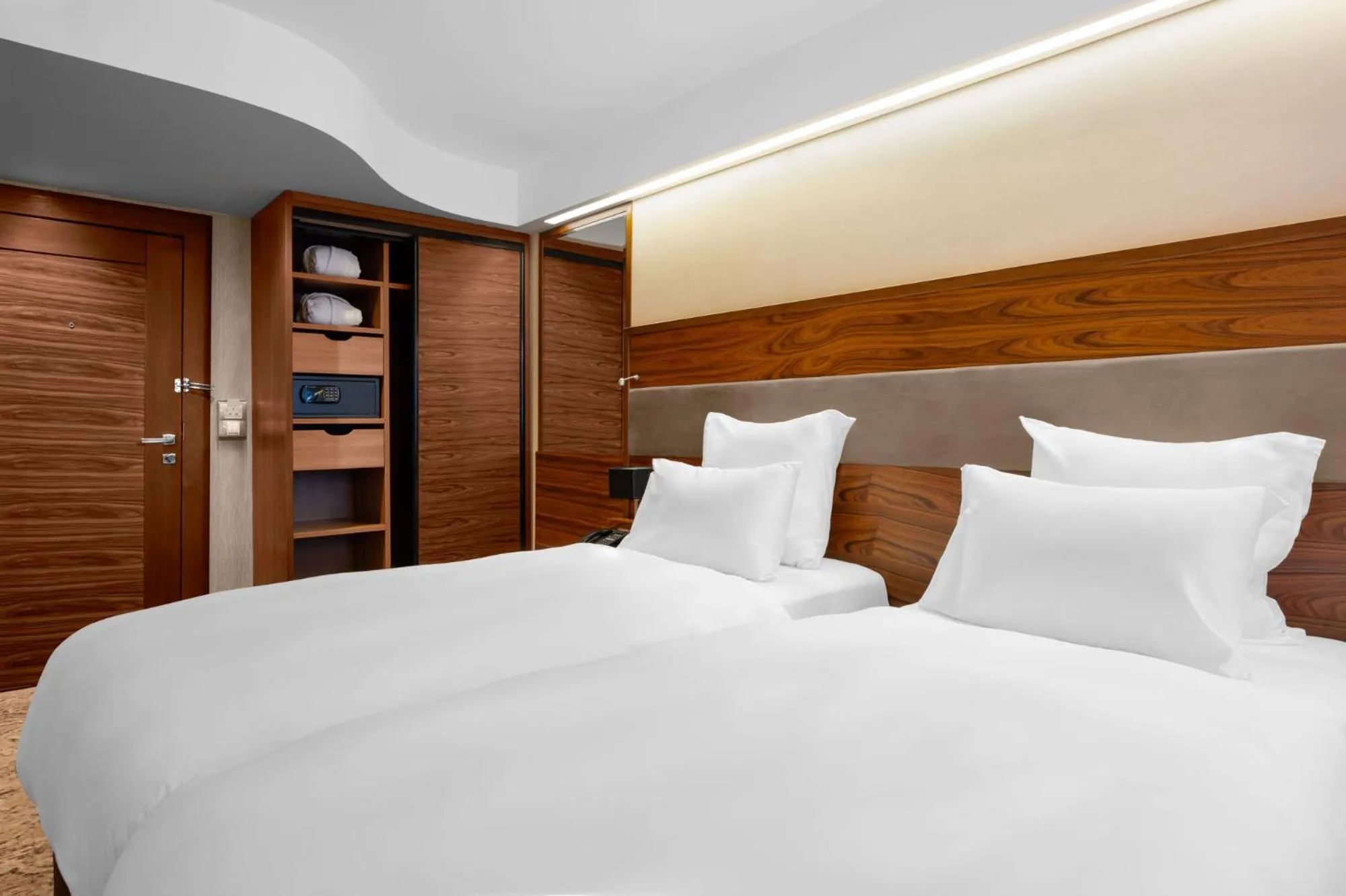 Bed in Movenpick hotel Sarajevo