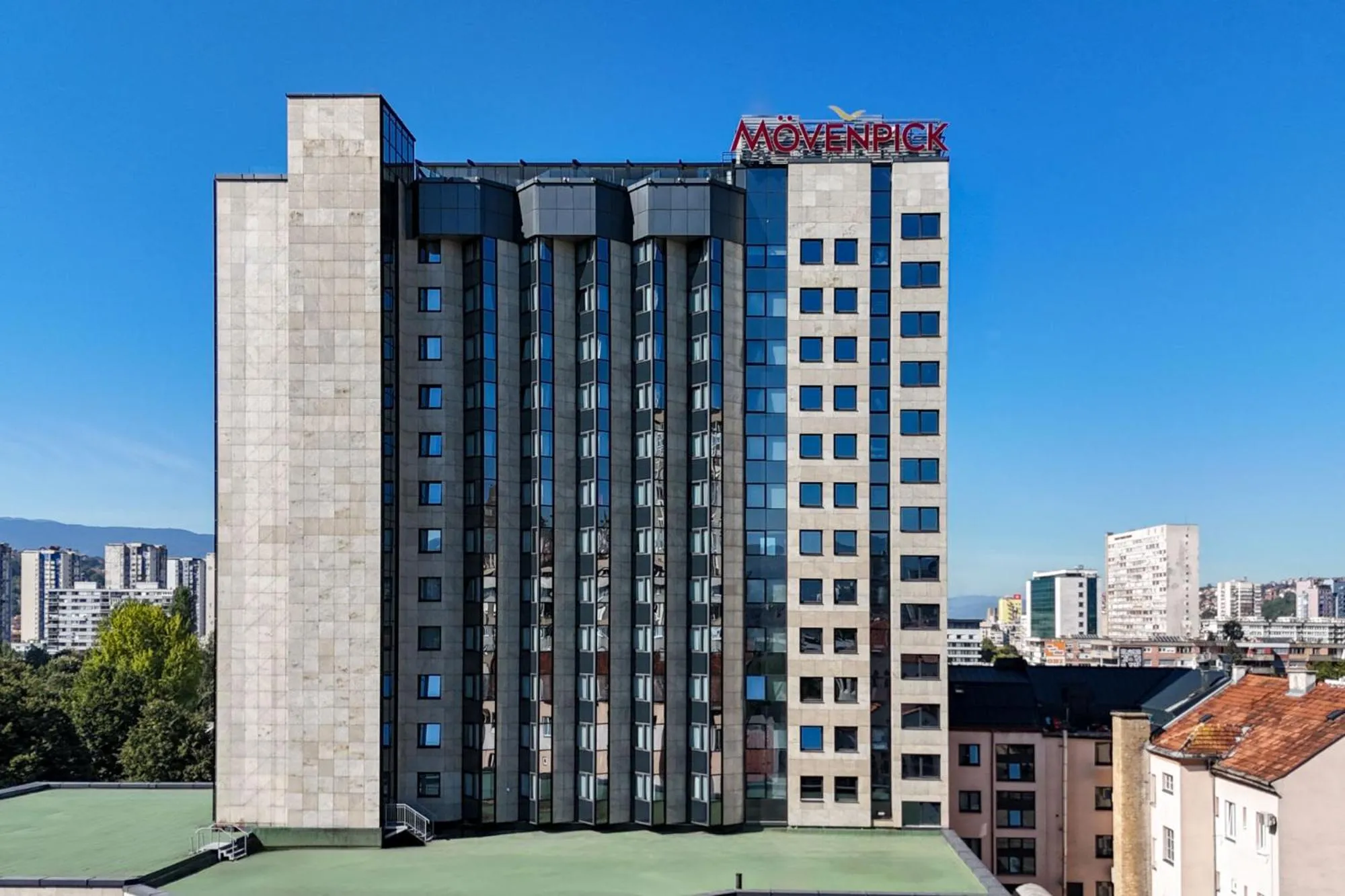 Property building in Movenpick hotel Sarajevo