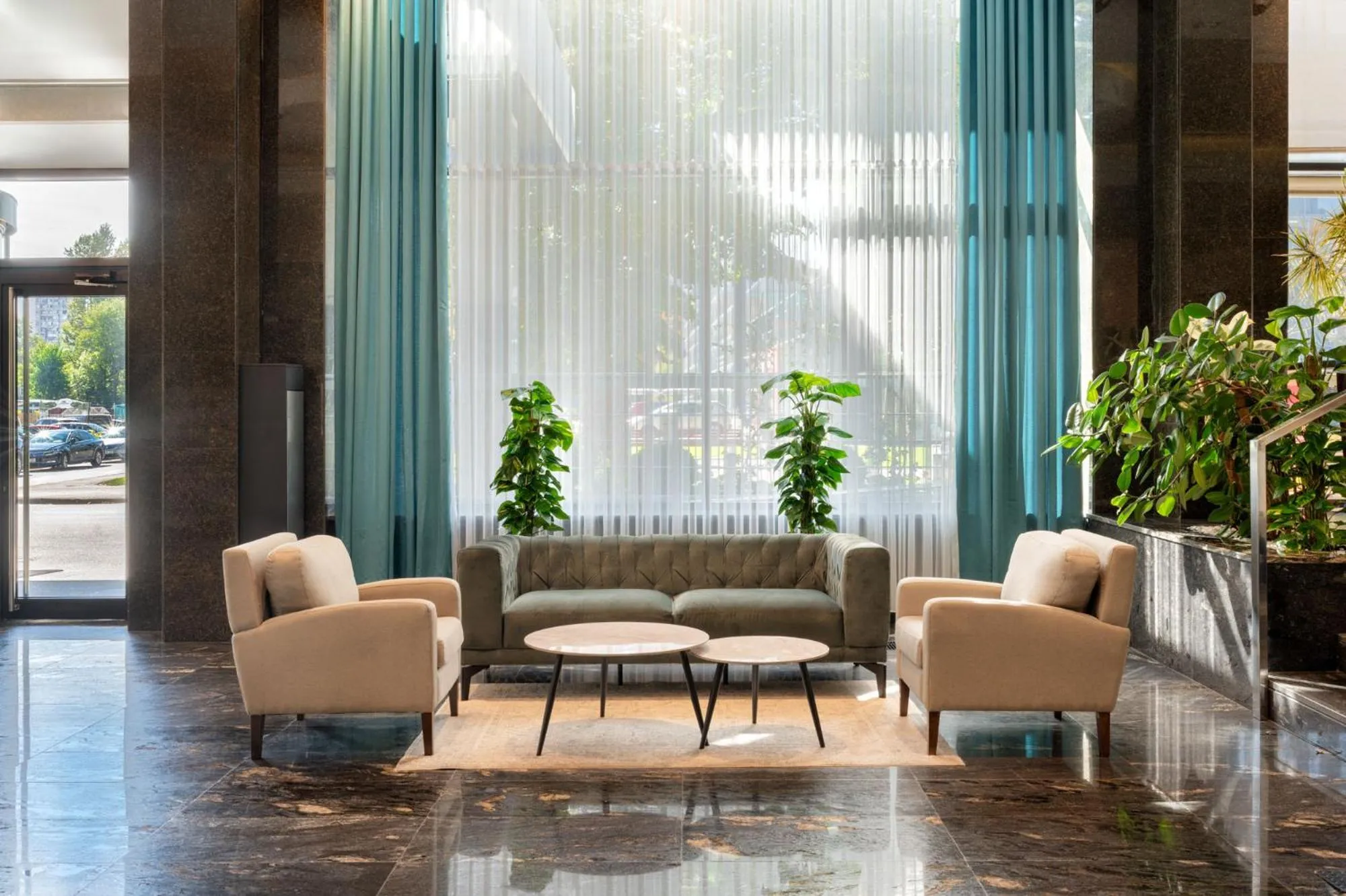 Lobby or reception in Movenpick hotel Sarajevo