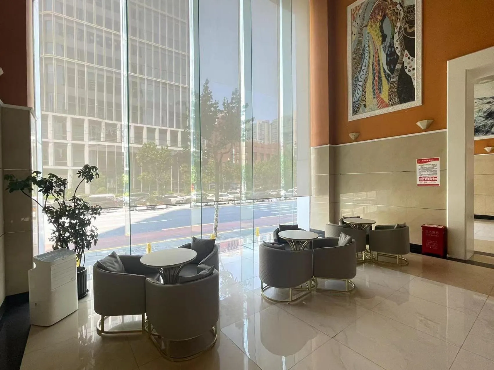 Seating area in Magnificent International Hotel