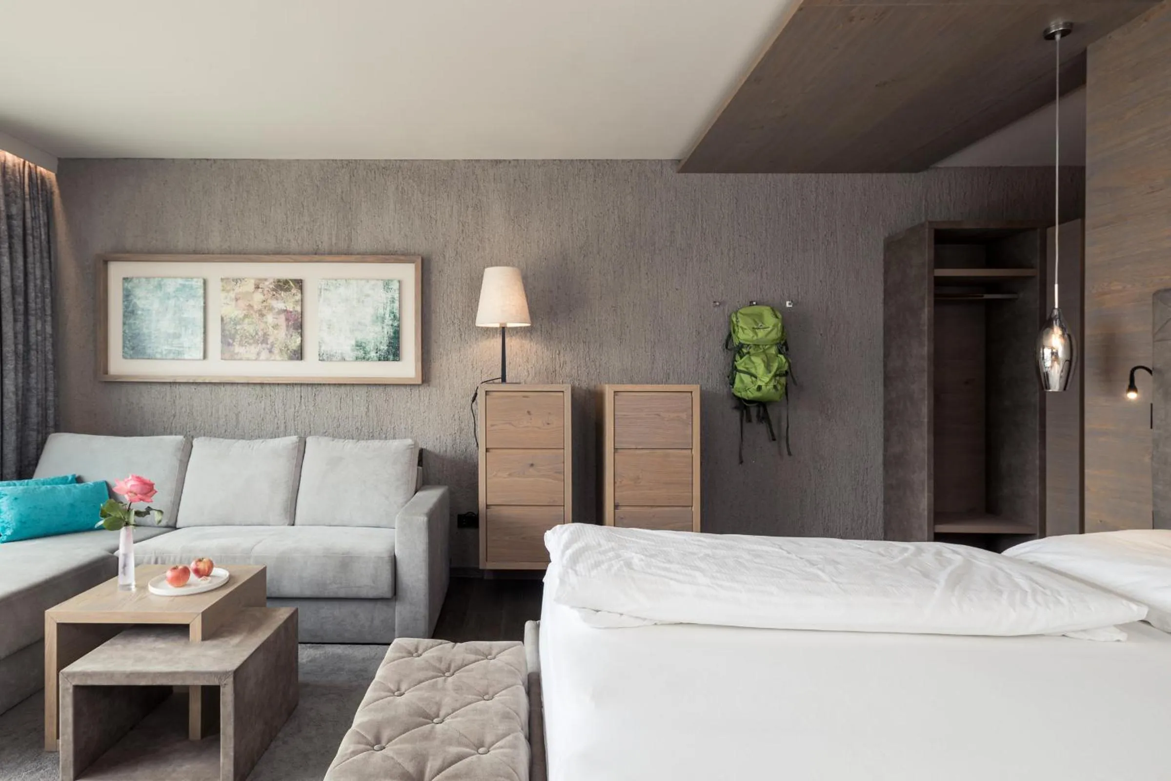 Bed in DAS GERSTL Alpine Retreat