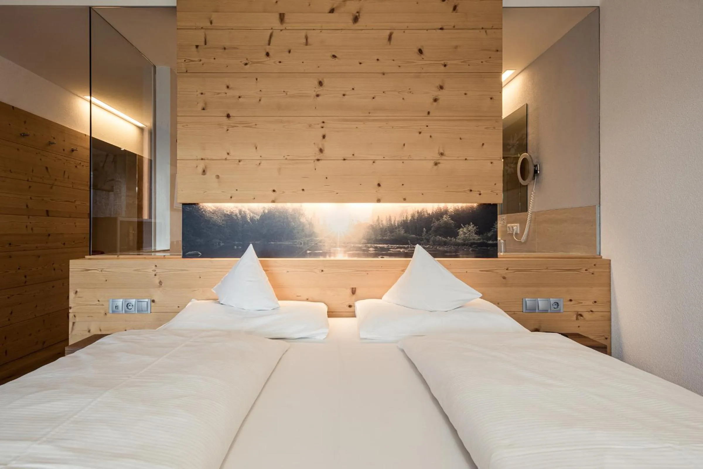 Bed in DAS GERSTL Alpine Retreat