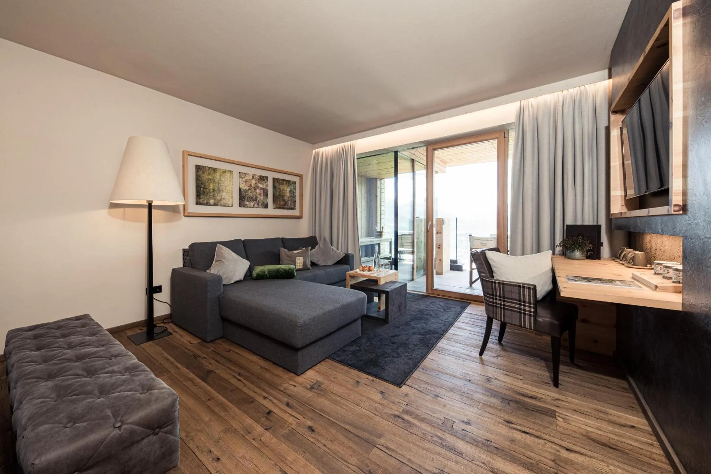 Bed in DAS GERSTL Alpine Retreat