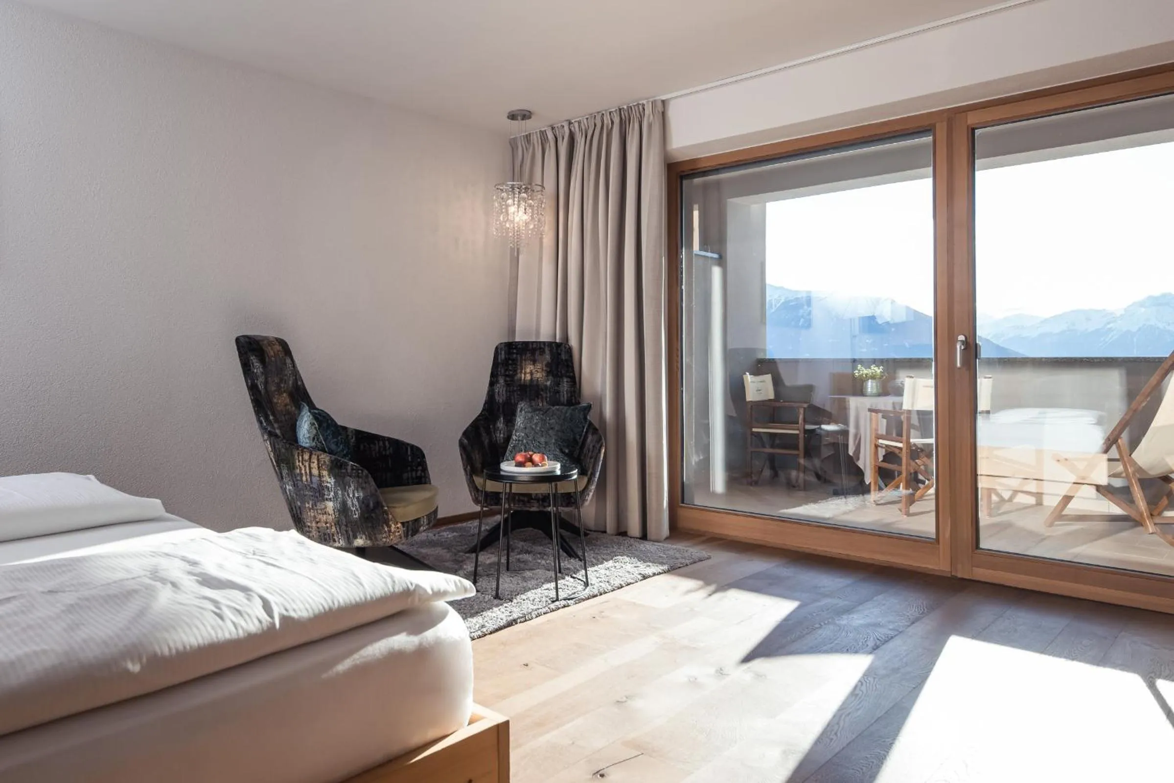 Bed in DAS GERSTL Alpine Retreat