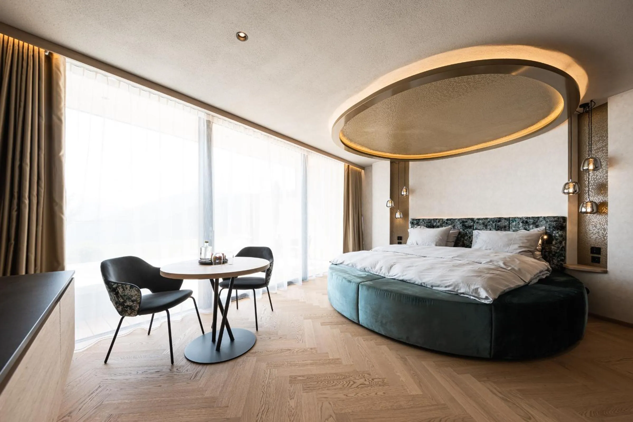 Bed in DAS GERSTL Alpine Retreat