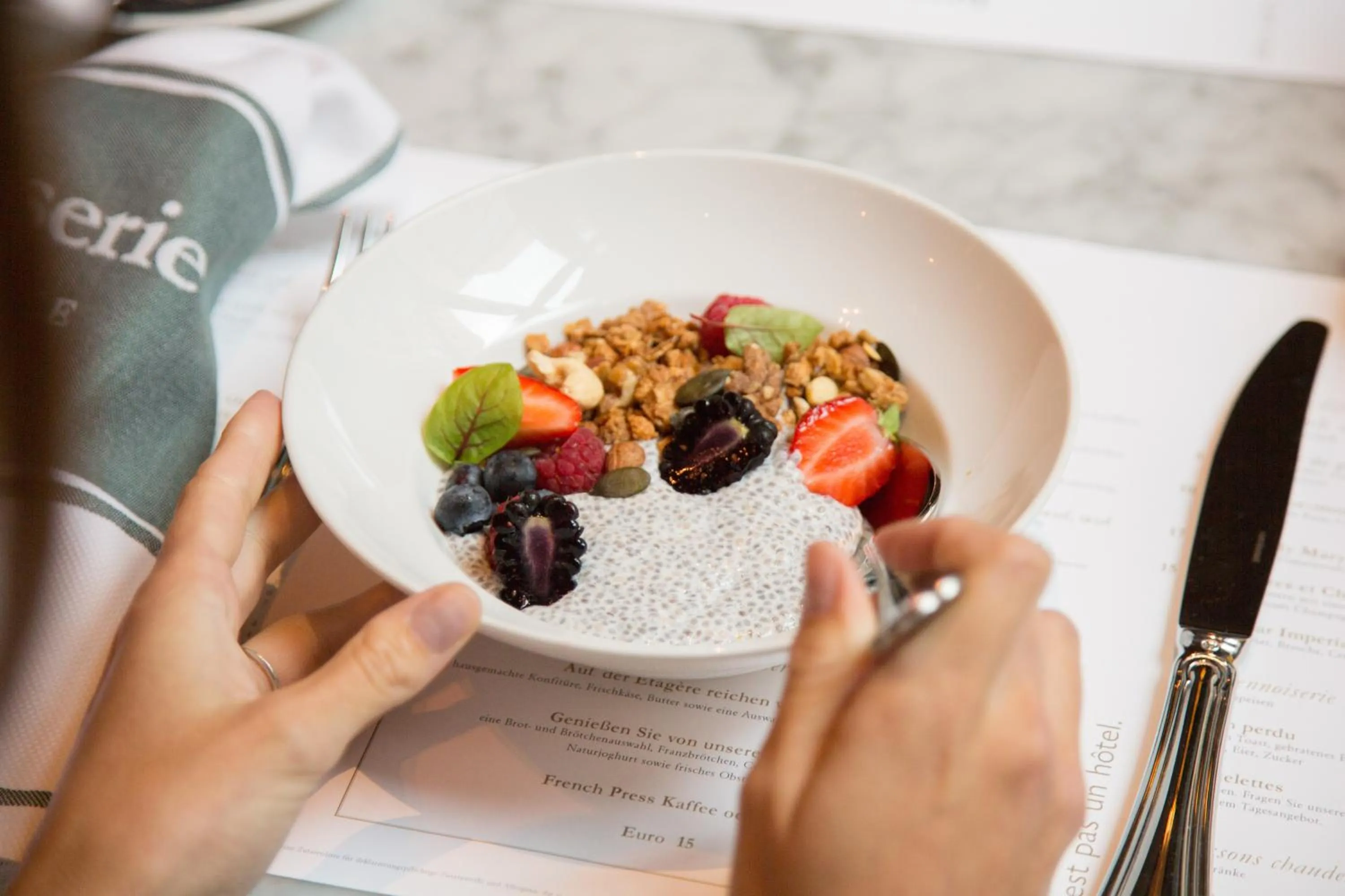 Breakfast in TORTUE Hamburg