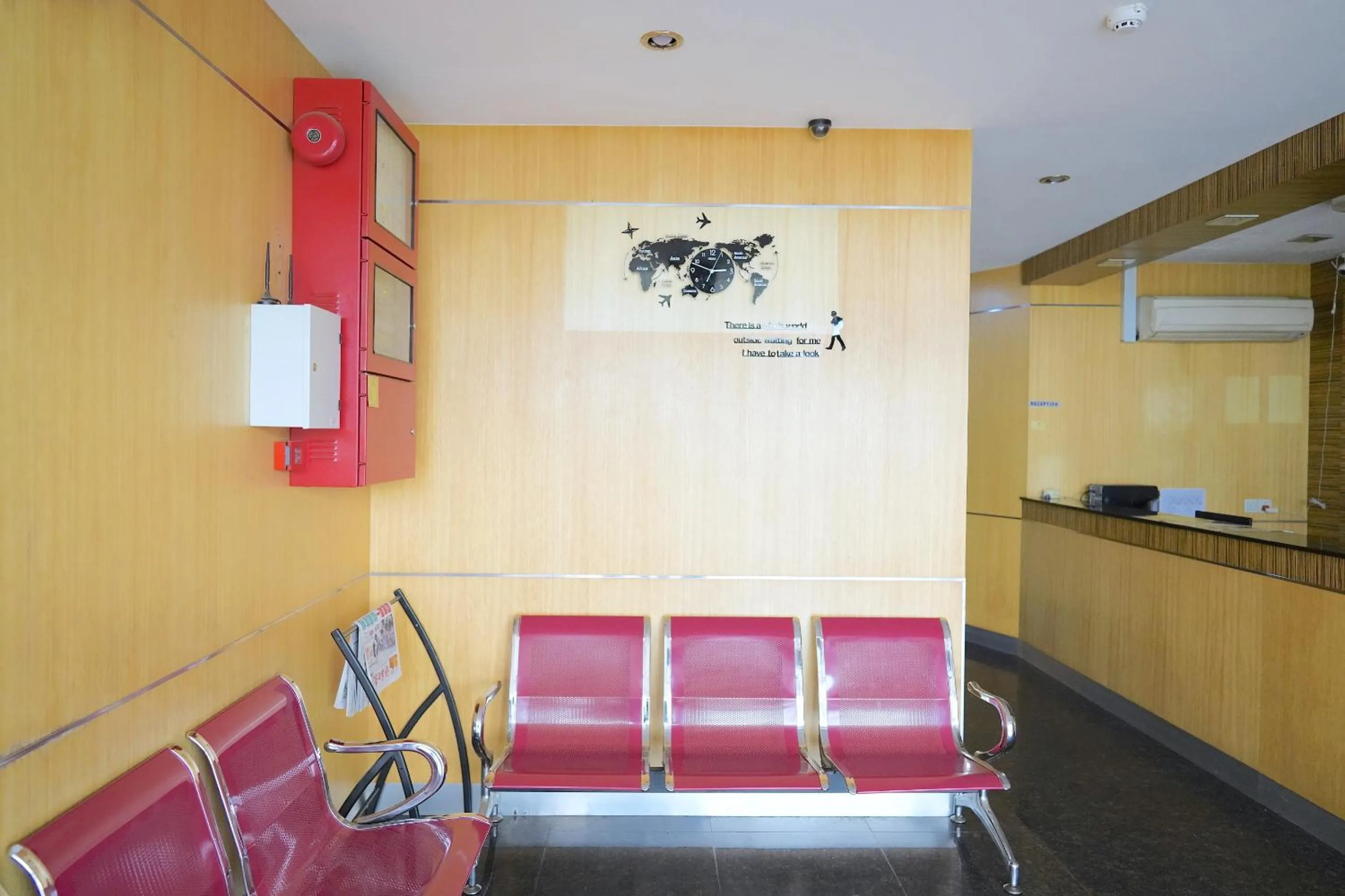 Seating area in Houz Inn