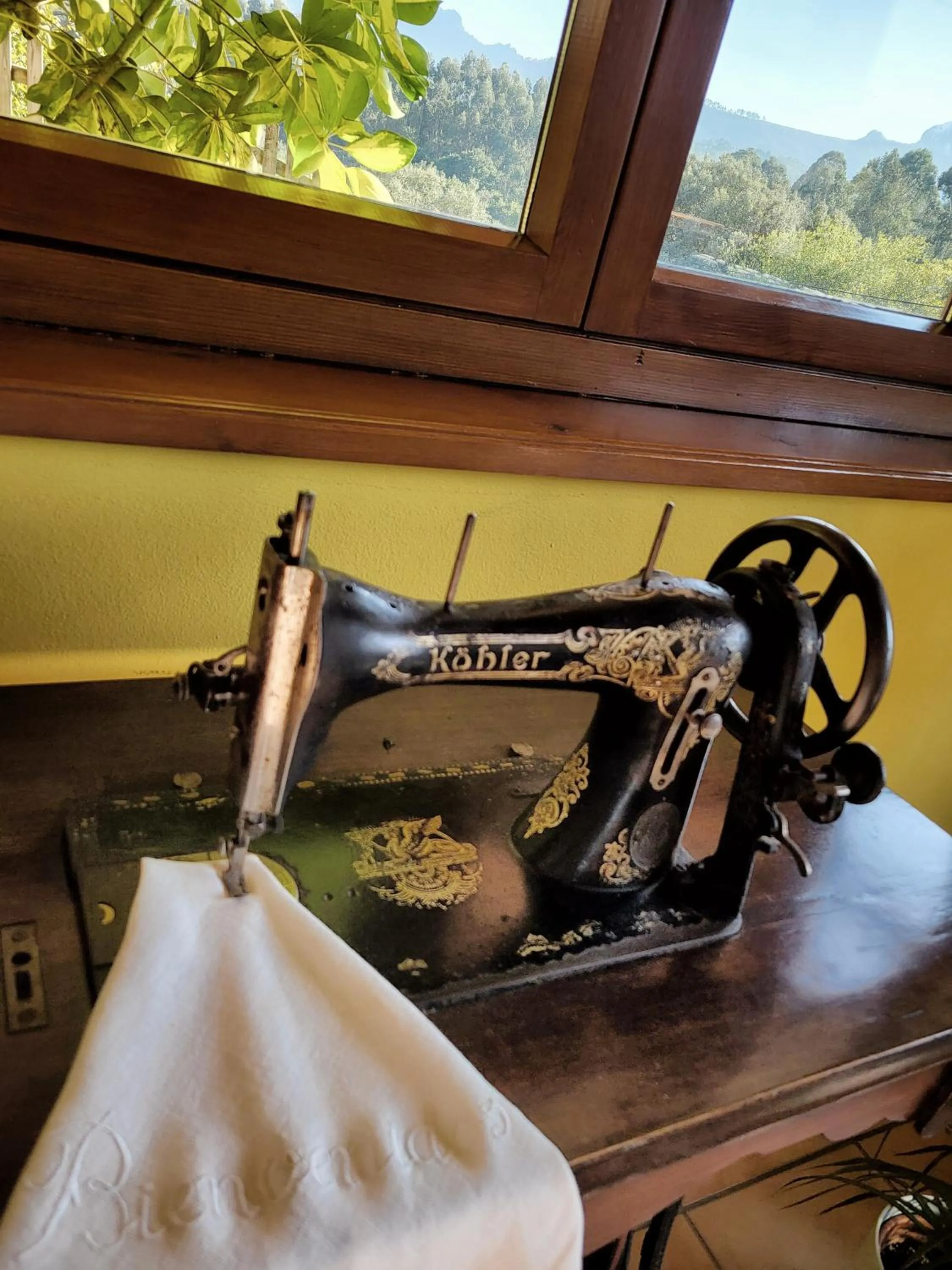 Decorative detail in La Biesca Sebreñu