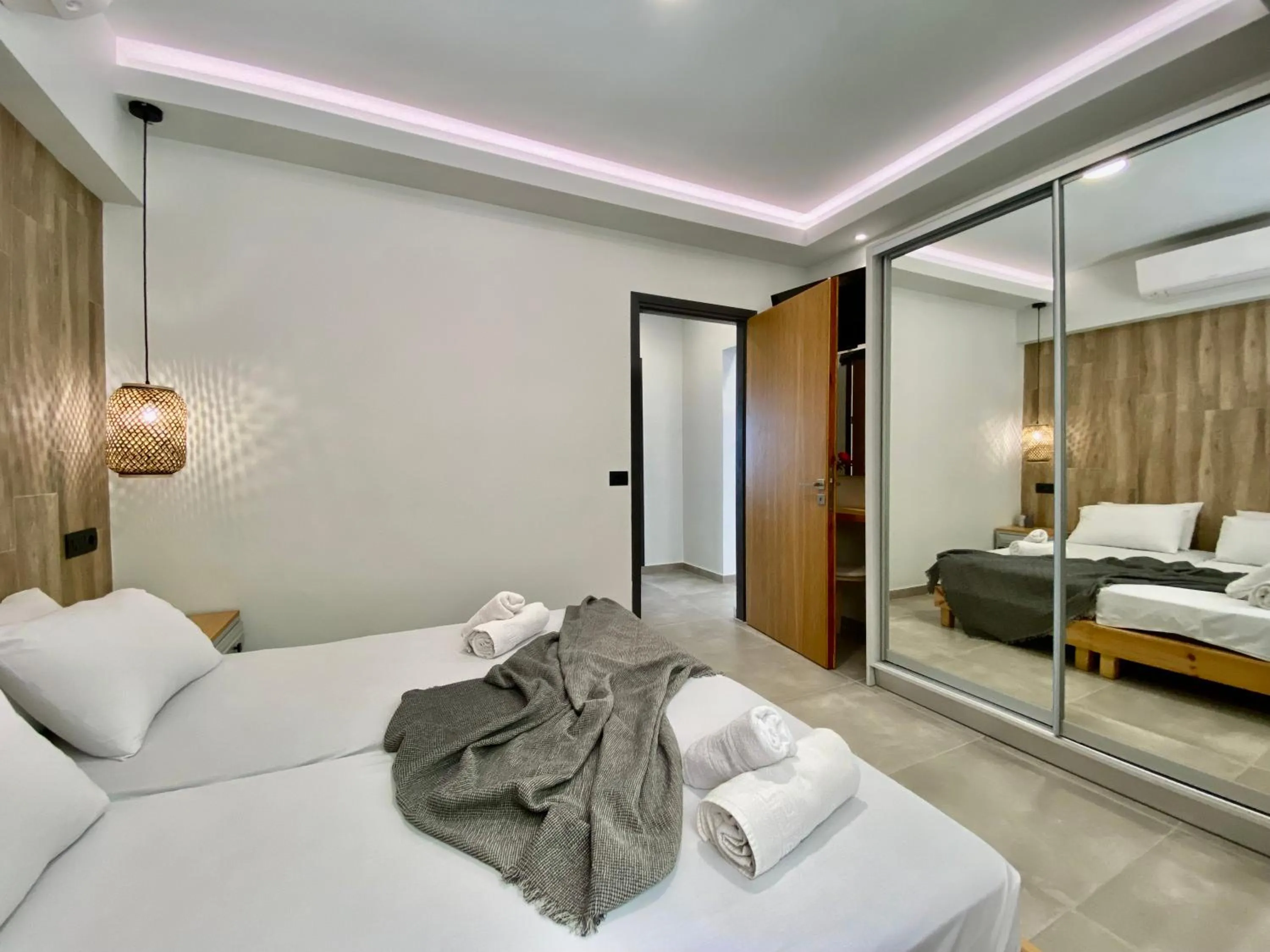 Bedroom, Bed in Ostria Apartments
