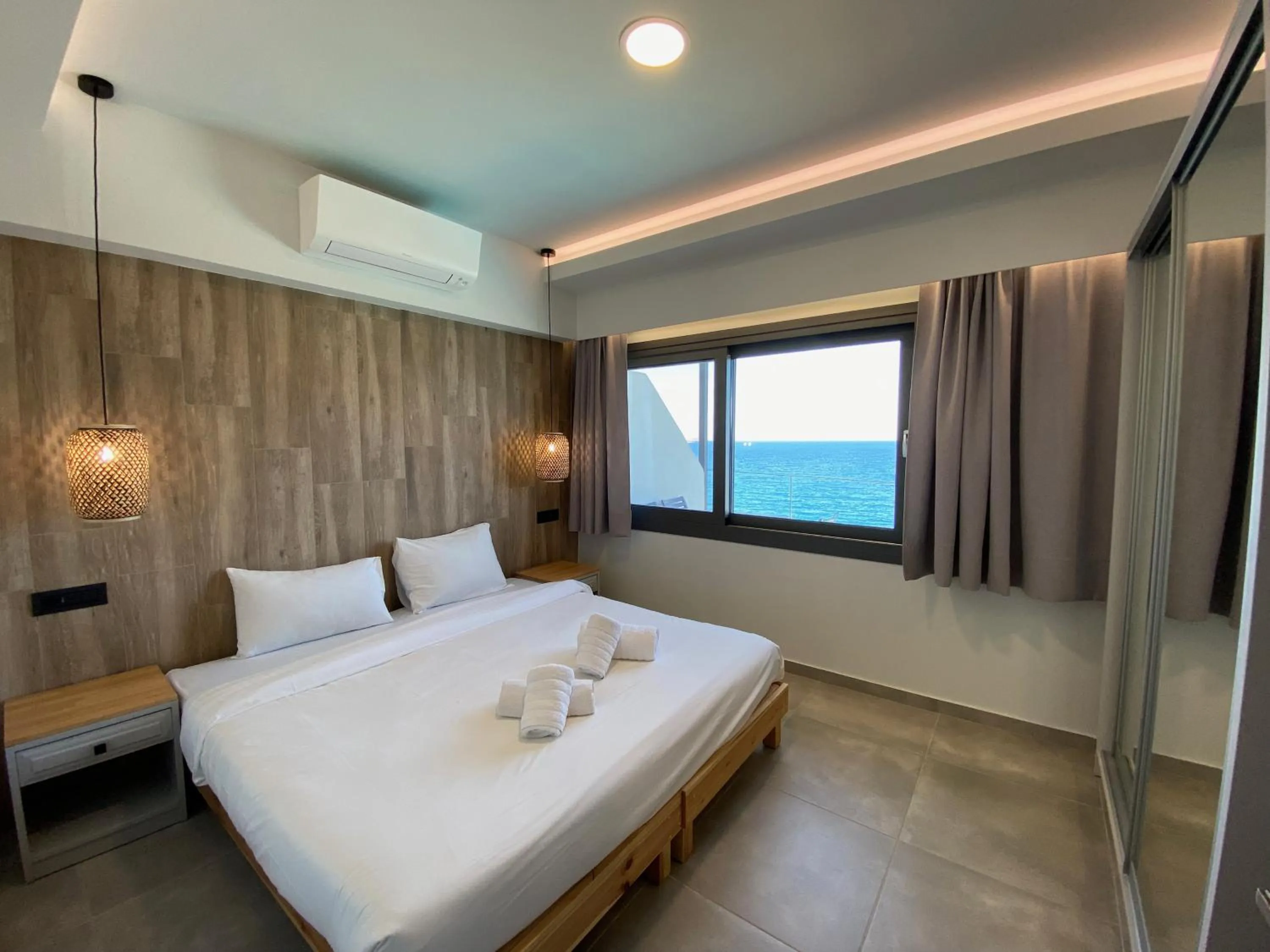 Bedroom, Bed in Ostria Apartments